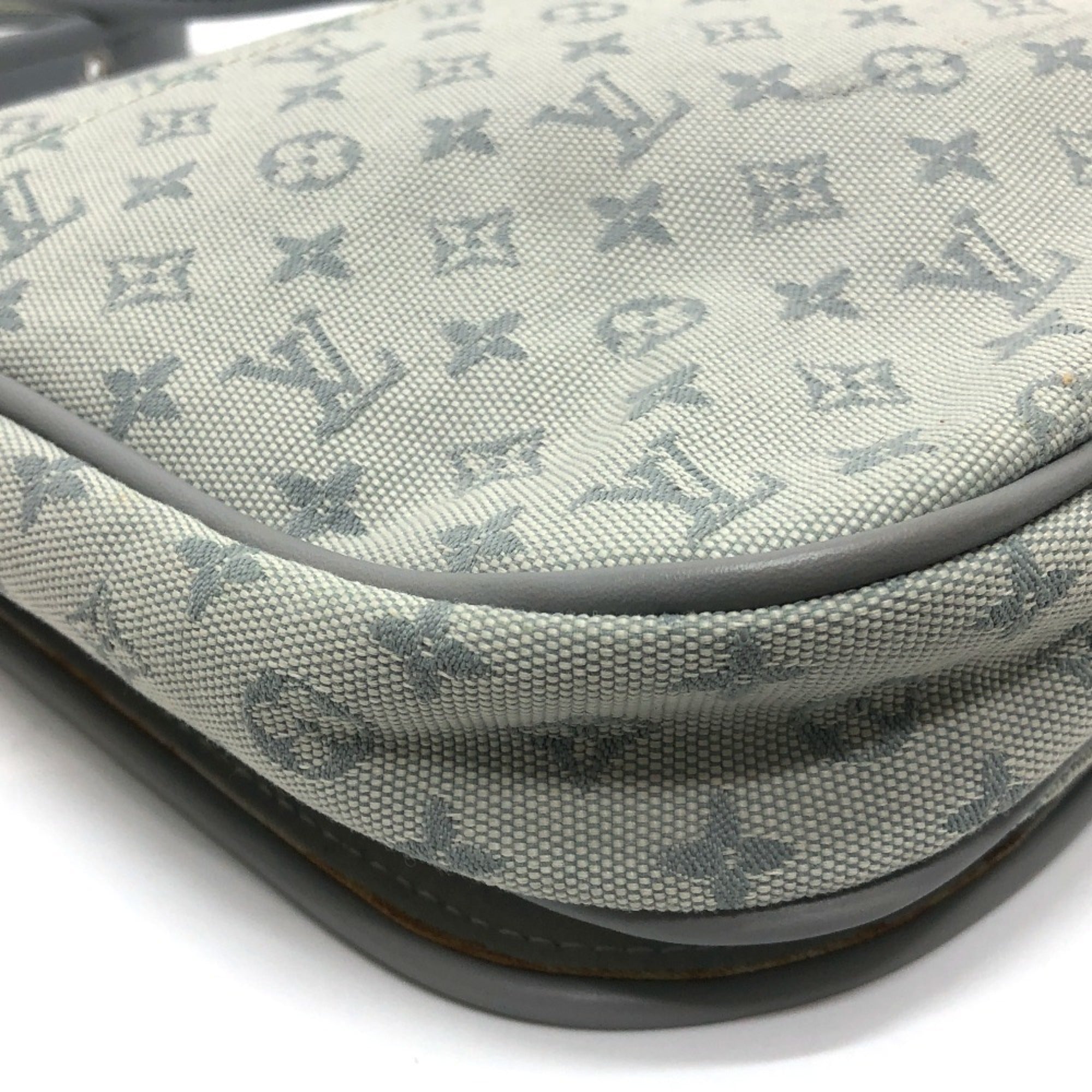 Louis Vuitton Blue Monogram Yellow Monogram Mini Pochette Shoulder Bag (Pre-Owned)