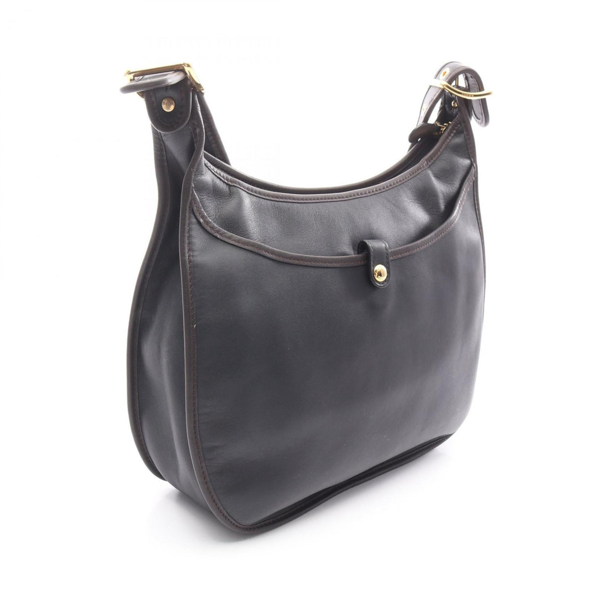 Loewe Black Brown Leather Shoulder Bag (Pre-Owned)