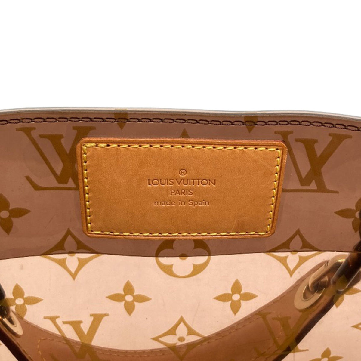 Louis Vuitton Monogram Pvc Leather Tote Bag (Pre-Owned)
