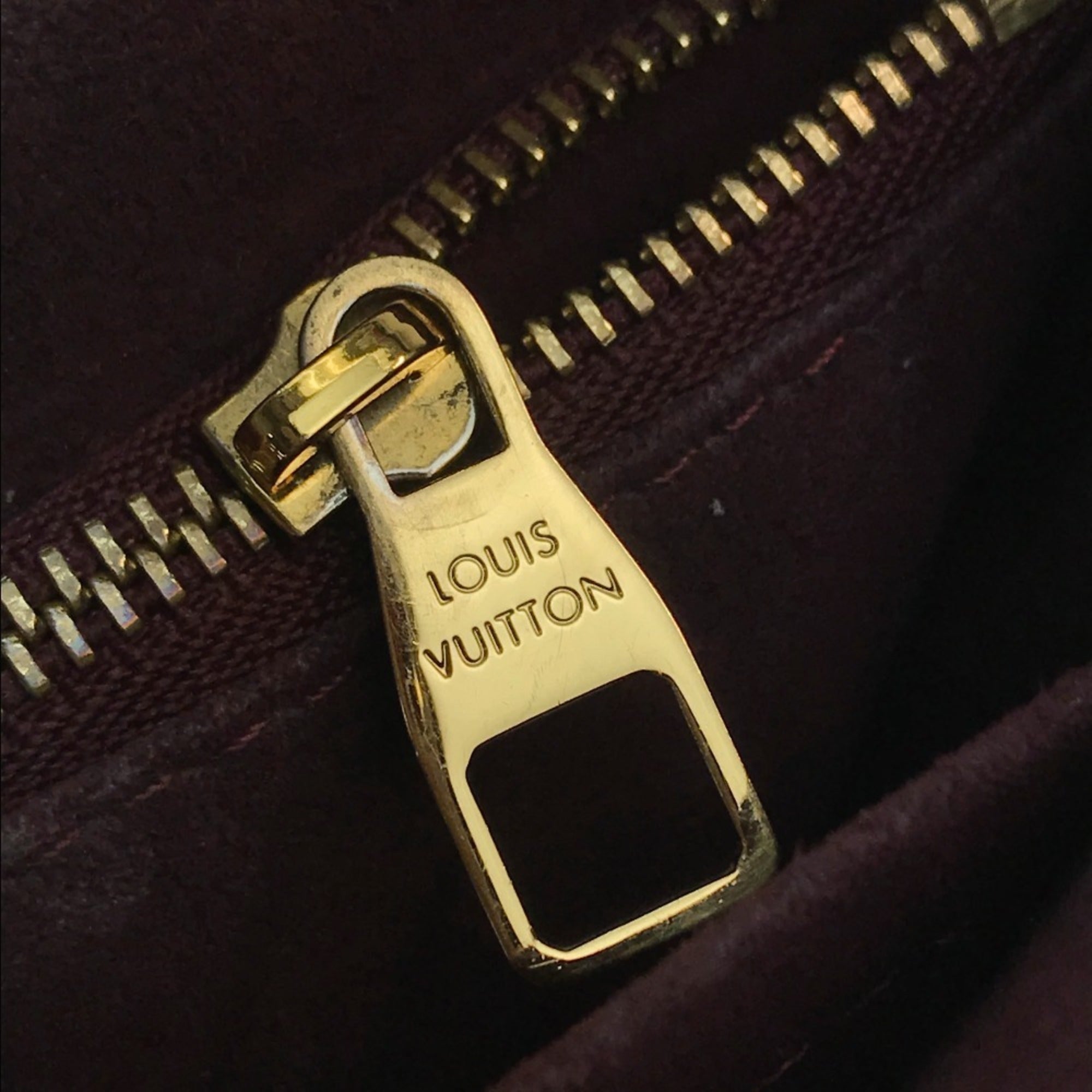 Louis Vuitton Bordeaux Brown Monogram Leather Shoulder Bag (Pre-Owned)