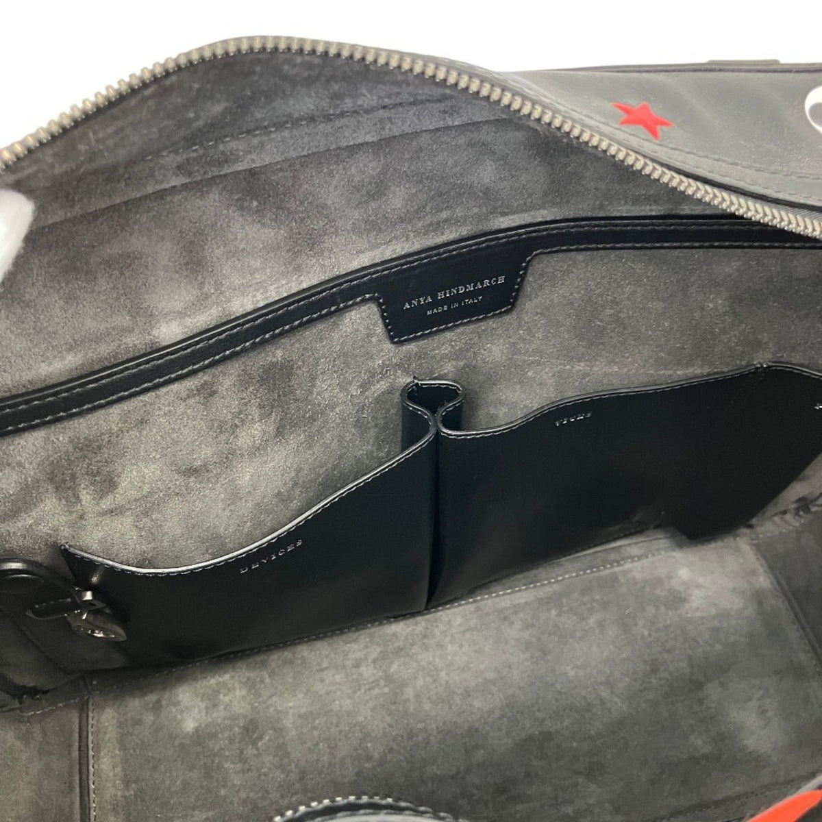 Anya Hindmarch Black Multi-Color Briefcase (Pre-Owned)