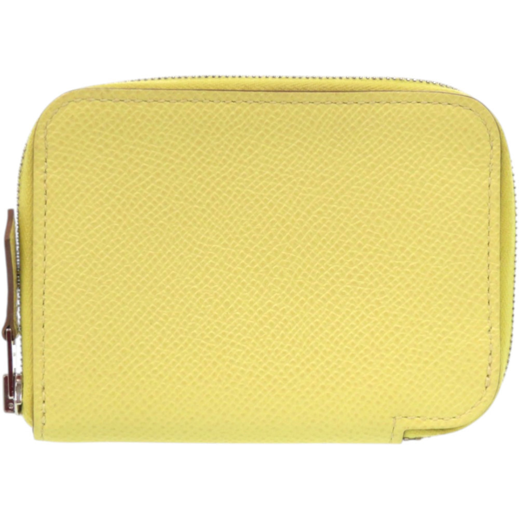 Hermes Yellow Epsom Leather Coin Purse/Coin Case (Pre-Owned)