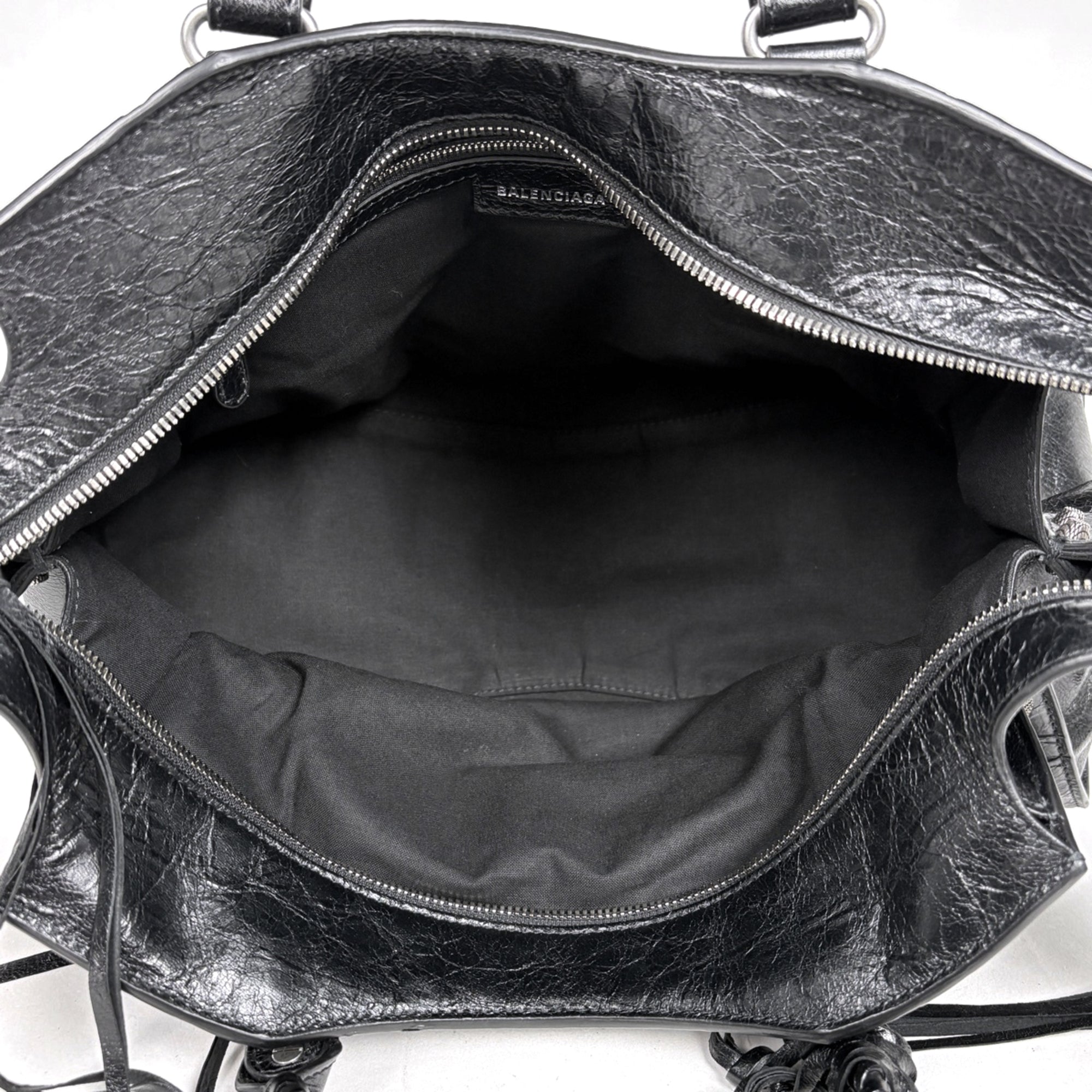 Balenciaga Black Leather Handbag (Pre-Owned)