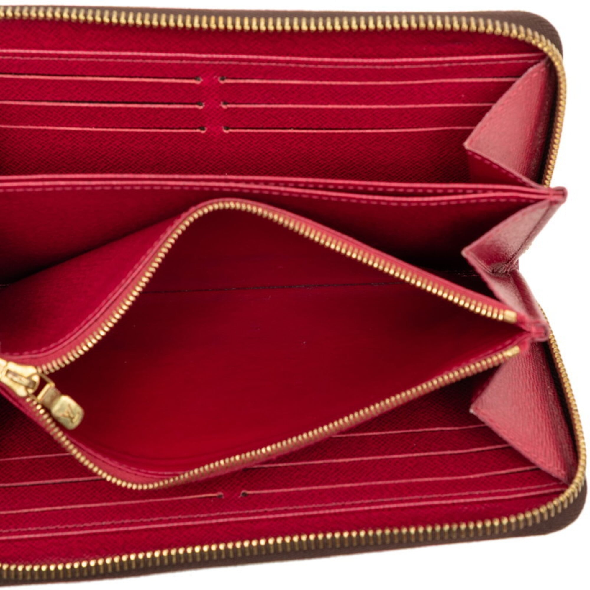 Louis Vuitton Brown Fuchsia Monogram Monogram Long Wallet (Bi-Fold) (Pre-Owned)