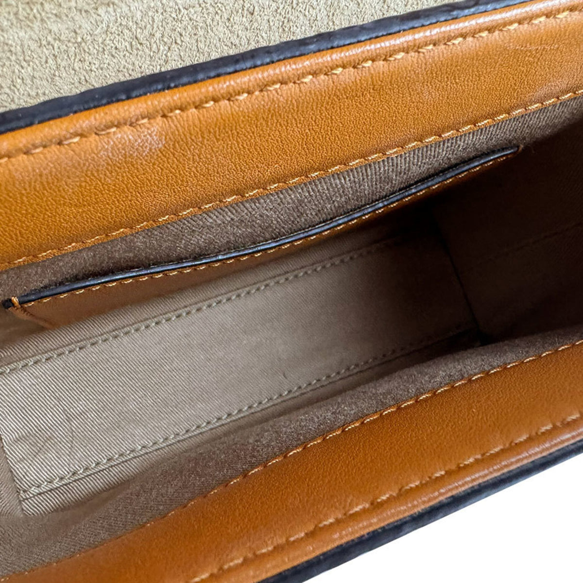 Mcm Brown Leather Shoulder Bag (Pre-Owned)