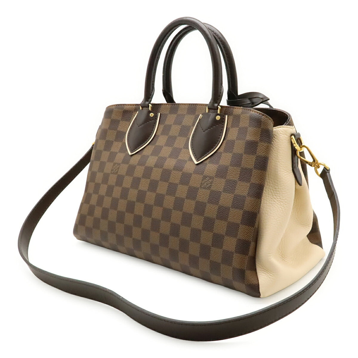 Louis Vuitton Brown Damier Canvas Galle Damier Canvas Handbag Shoulder Bag (Pre-Owned)