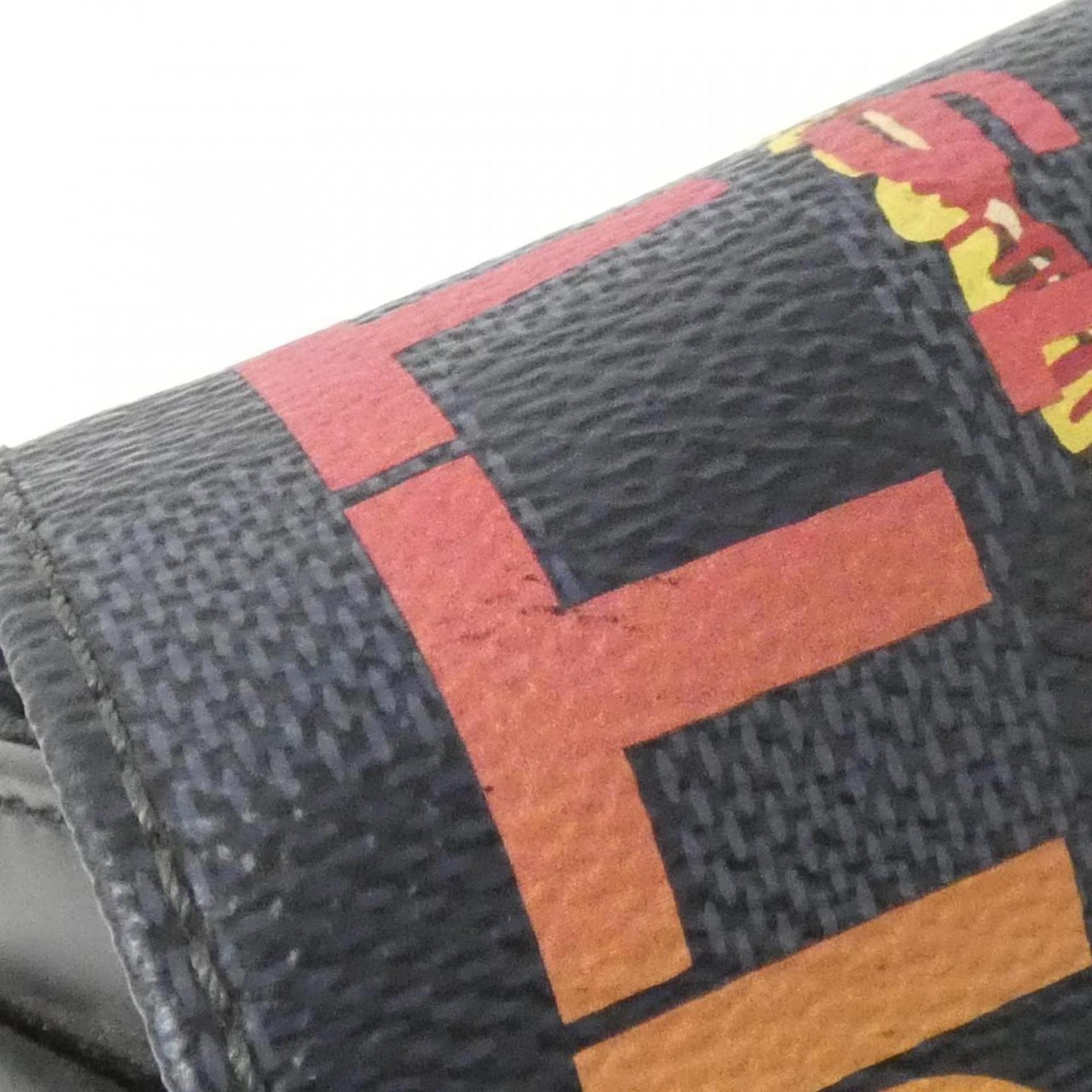 Louis Vuitton Black Cobalt Coated Canvas Shoulder Bag (Pre-Owned)