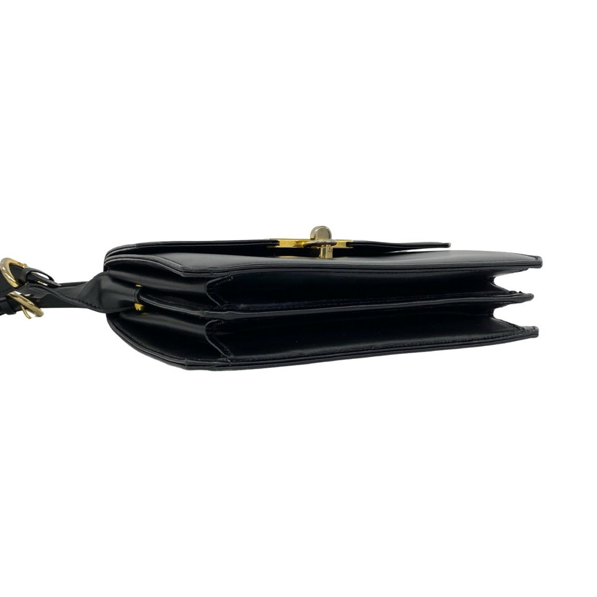 Gucci Black Leather Pochette Shoulder Bag (Pre-Owned)
