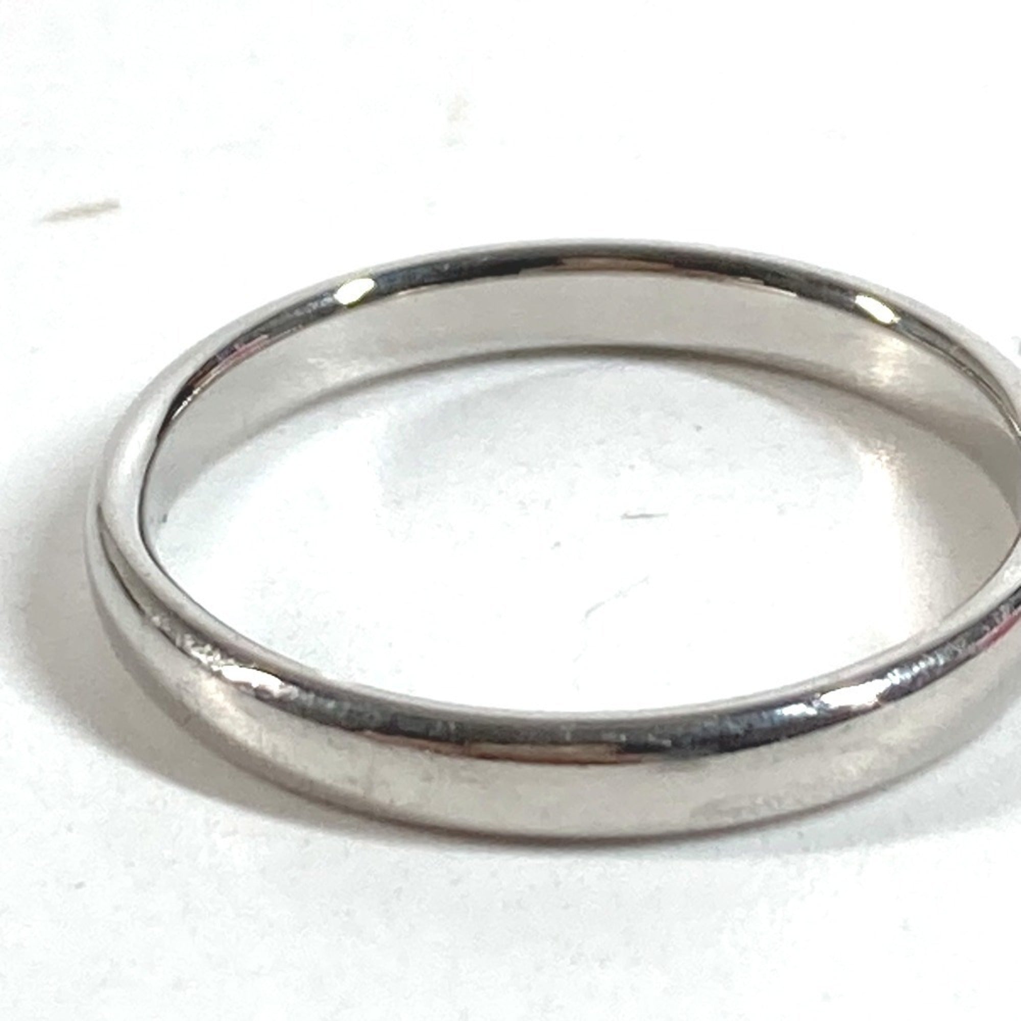 Tiffany Silver Platinum 950 Band Ring (Pre-Owned)