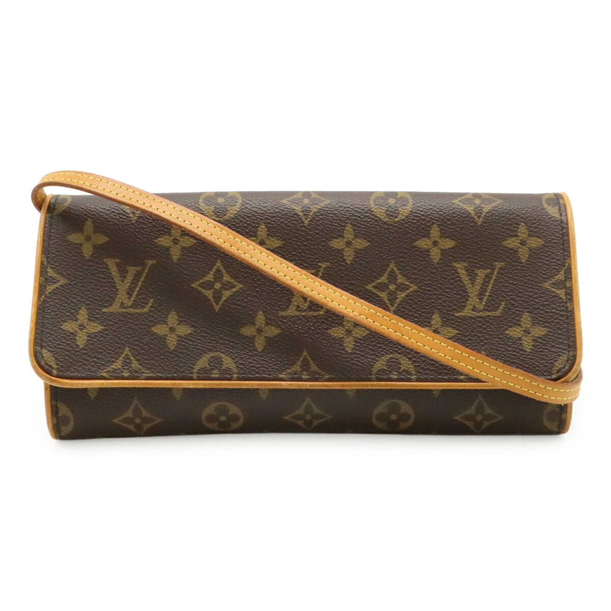 Louis Vuitton Brown Monogram Canvas Pvc Coated Canvas Pochette Shoulder Bag (Pre-Owned)