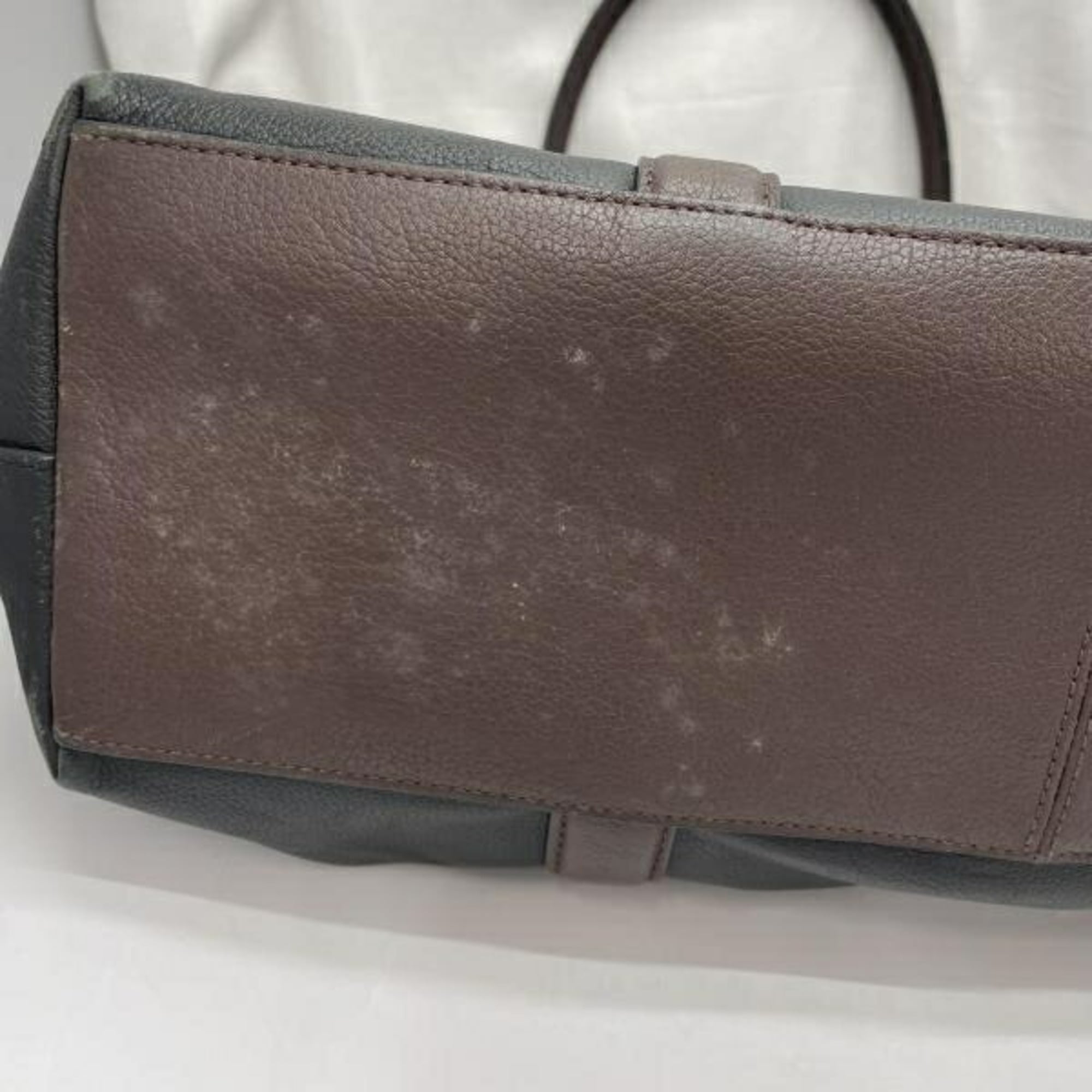 Coach Black Blue Brown Leather (Pre-Owned)