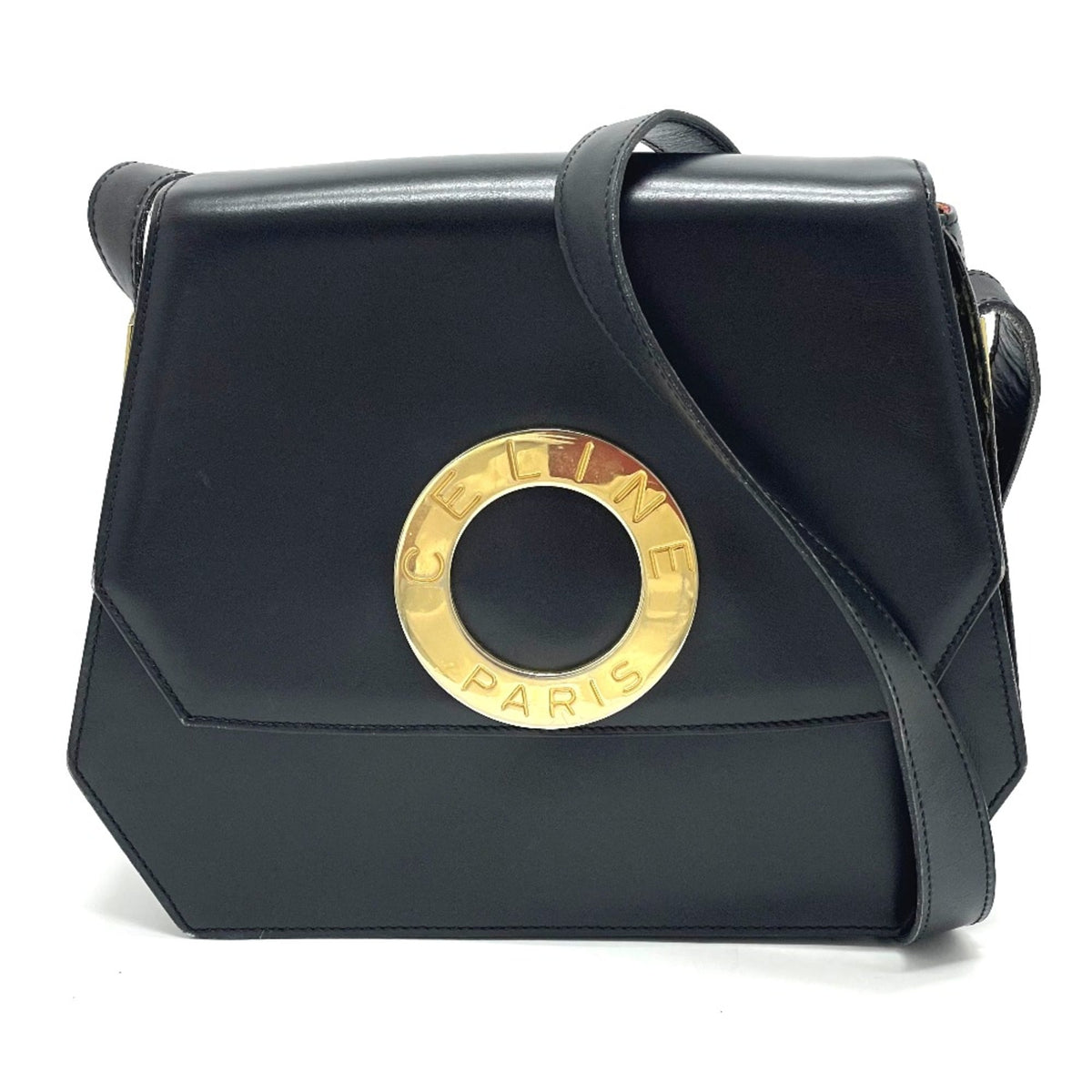 Celine Black Leather Shoulder Bag (Pre-Owned)