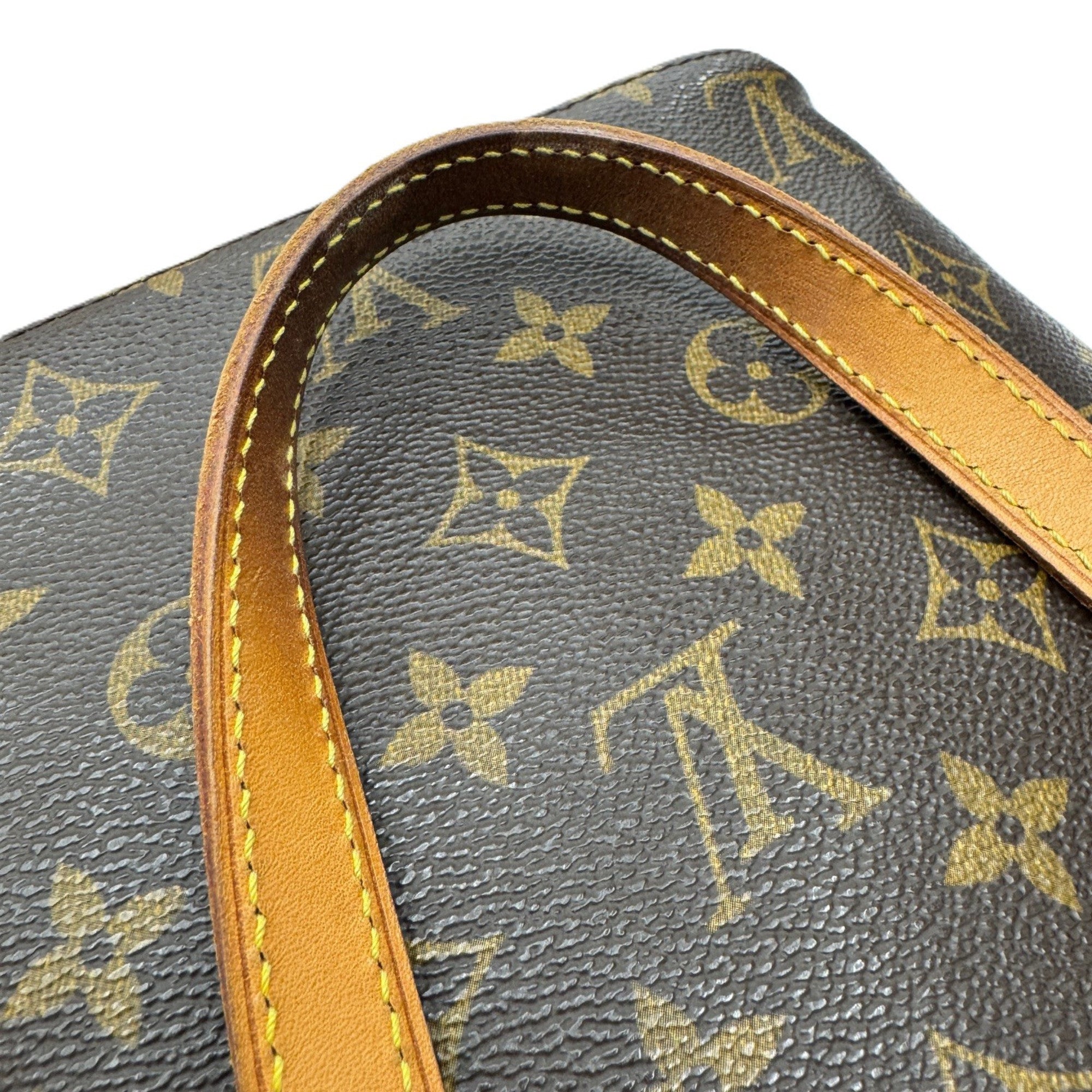 Louis Vuitton Brown Monogram Canvas Handbag (Pre-Owned)