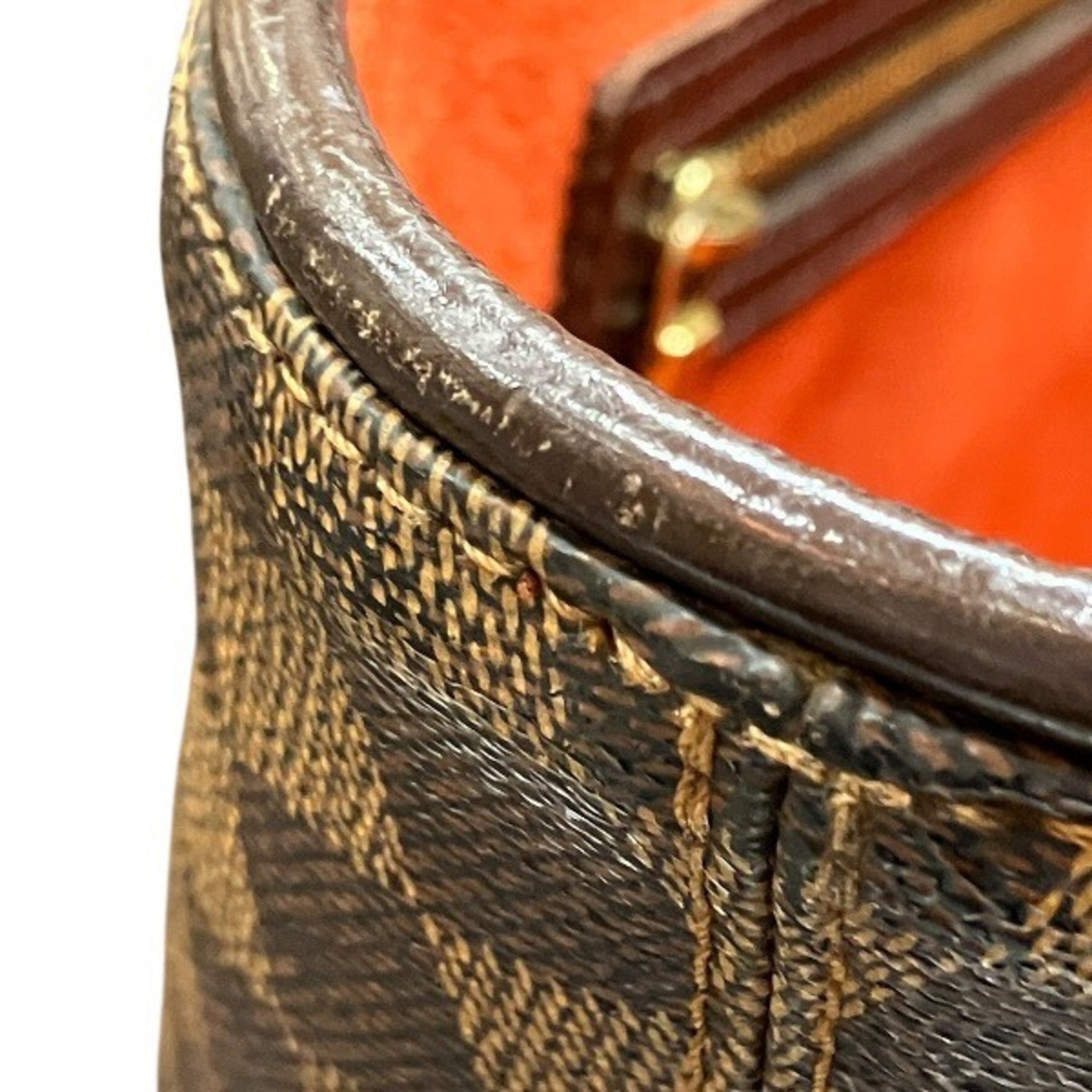 Louis Vuitton Brown Handbag Tote Bag (Pre-Owned)