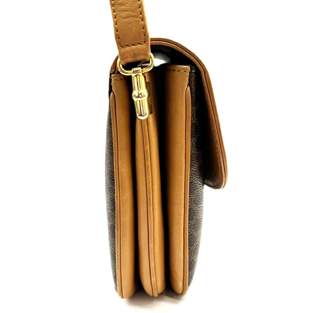 Celine Brown Pvc Shoulder Bag (Pre-Owned)
