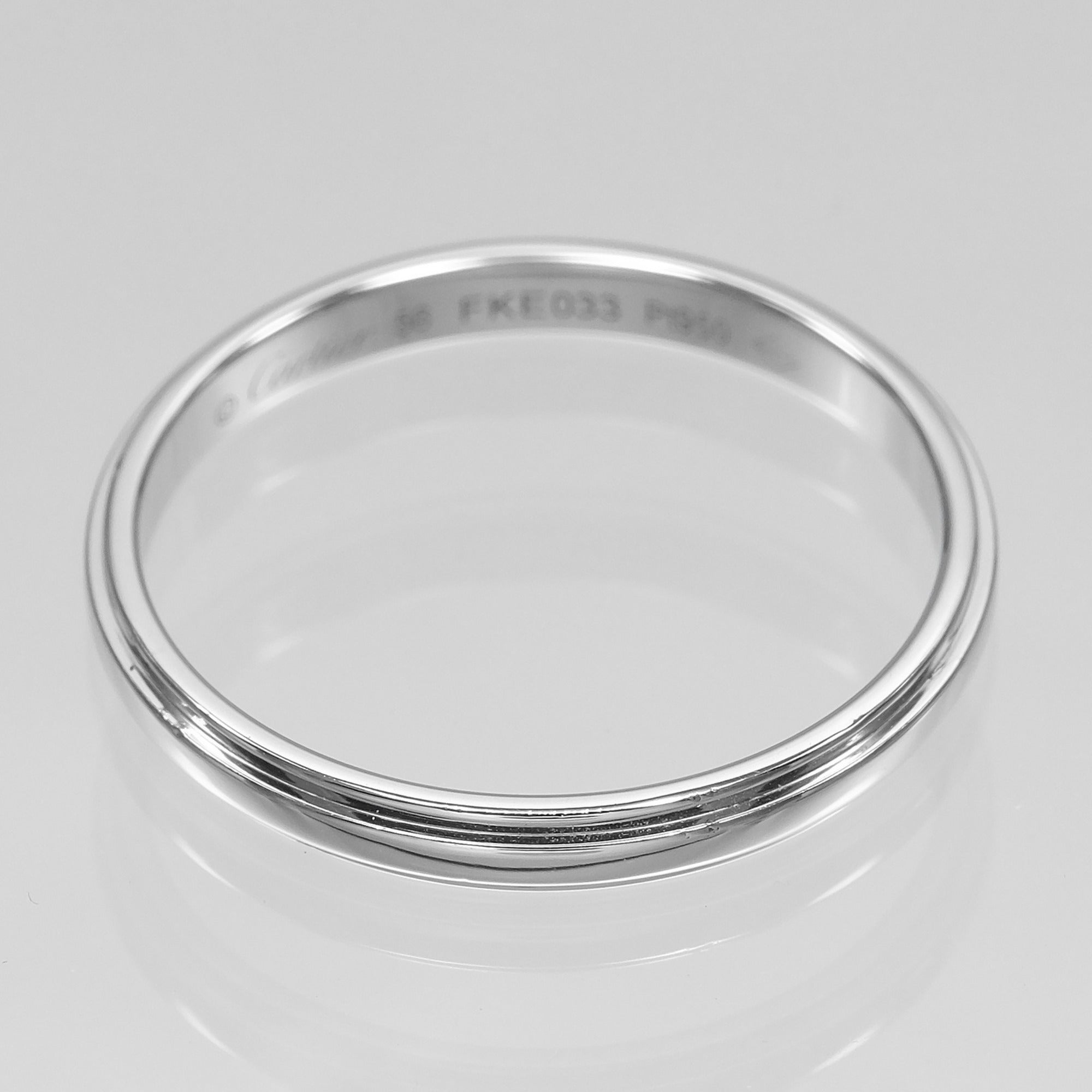 Cartier Platinum 950 Band Ring (Pre-Owned)