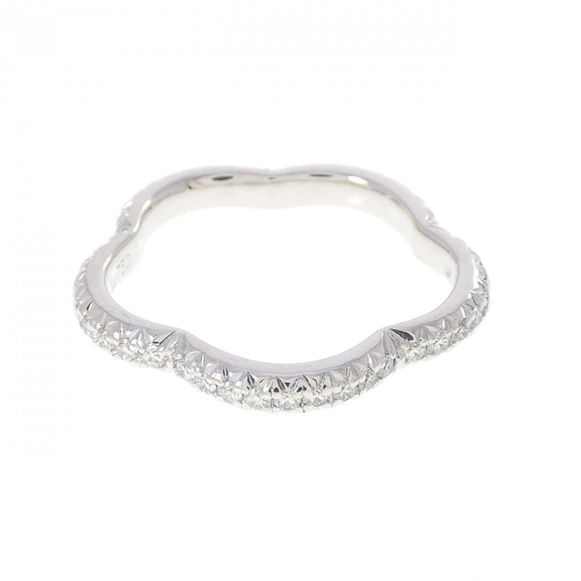 Chanel White Gold White Gold (18K) Band Ring (Pre-Owned)