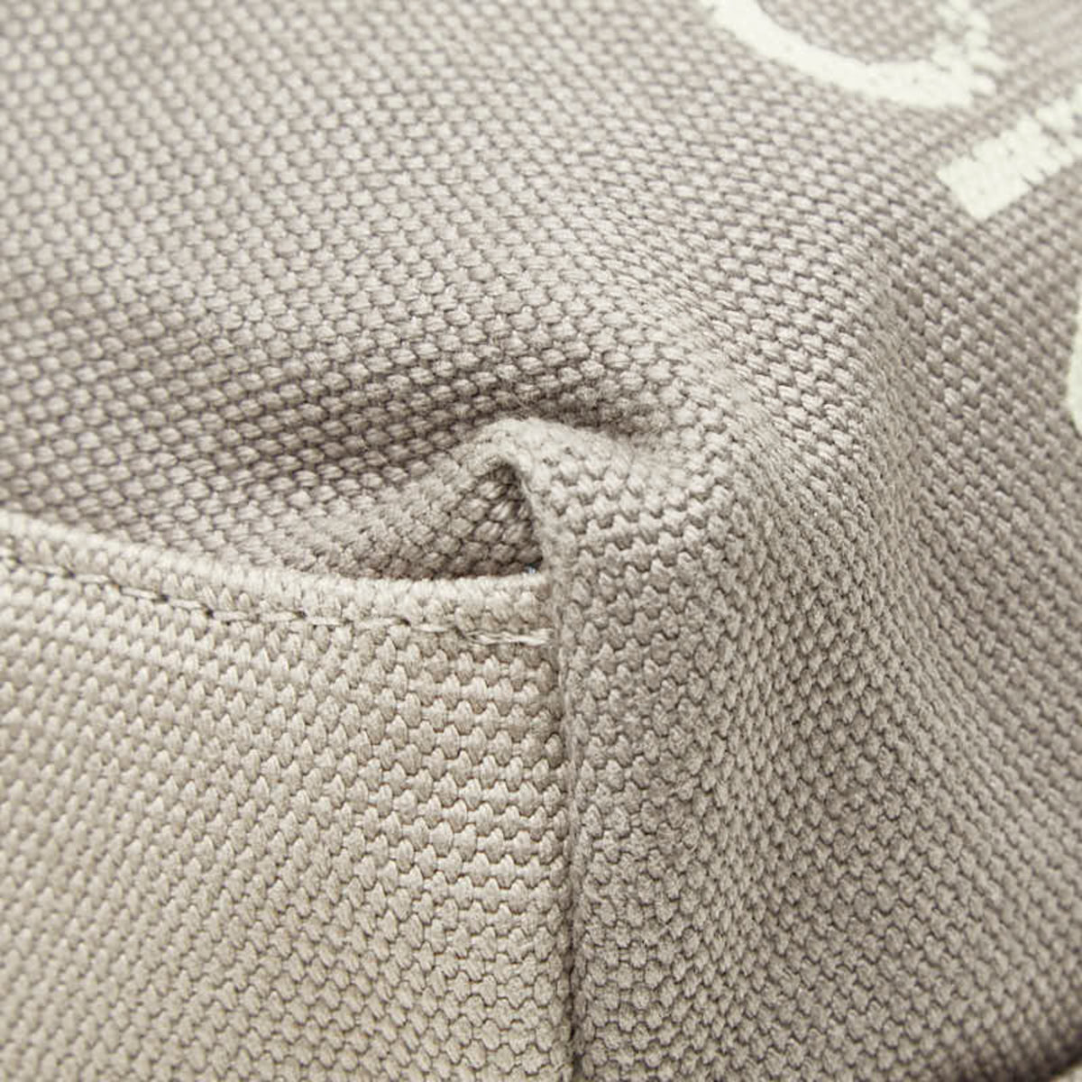 Louis Vuitton Gray Cotton Canvas Shoulder Bag Tote Bag (Pre-Owned)