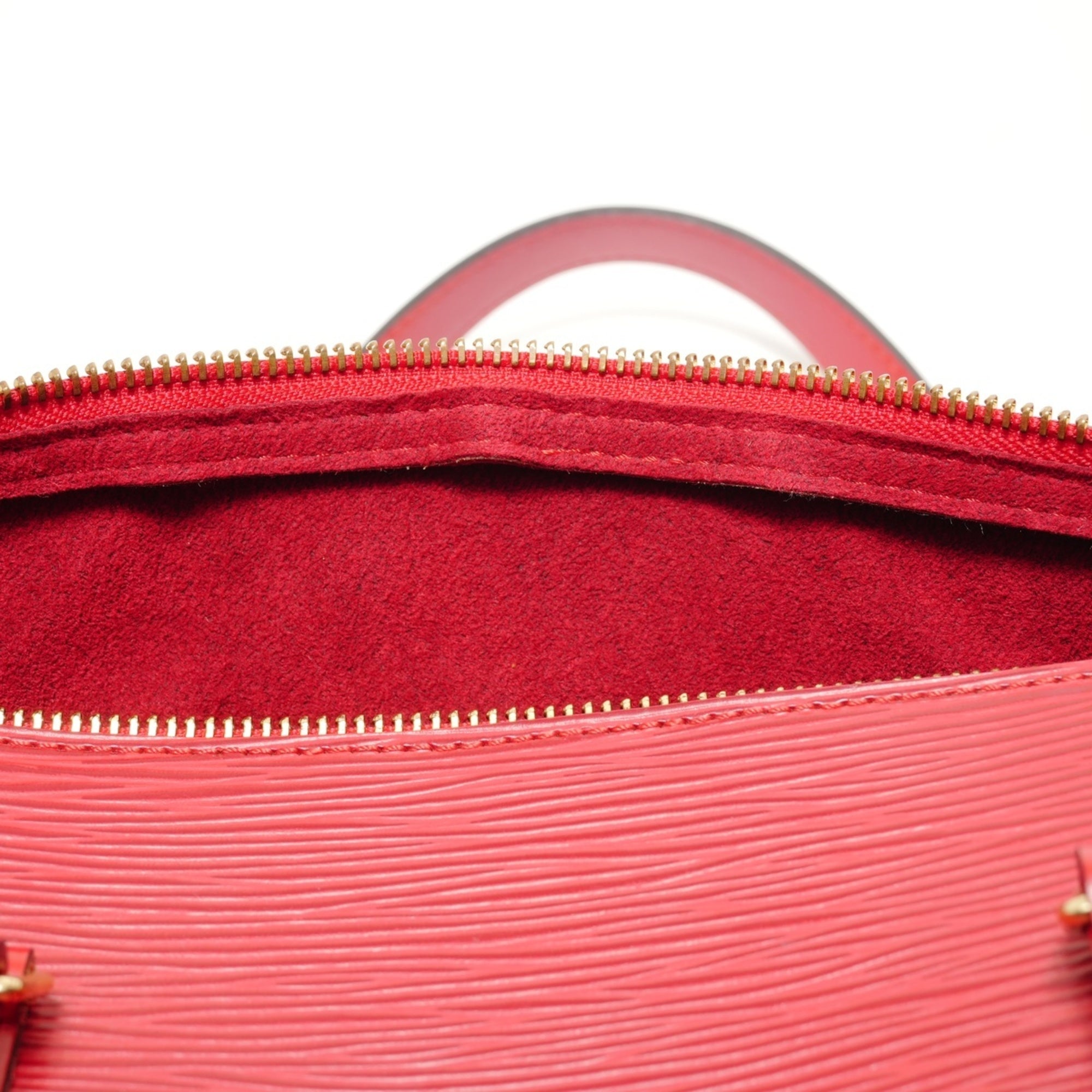 Louis Vuitton Red Color Pouch Shoulder Bag (Pre-Owned)