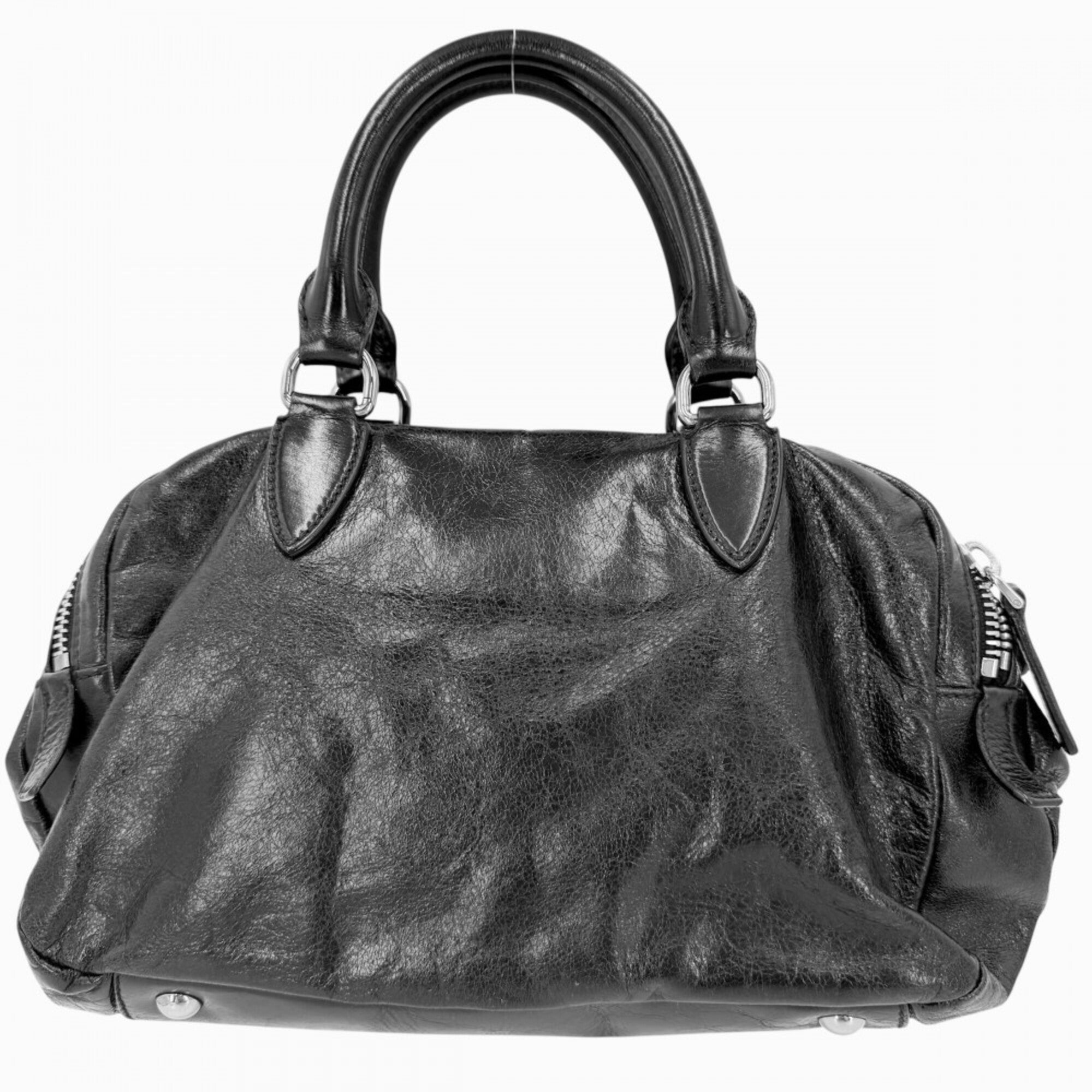 Miu Miu Black Leather Handbag (Pre-Owned)