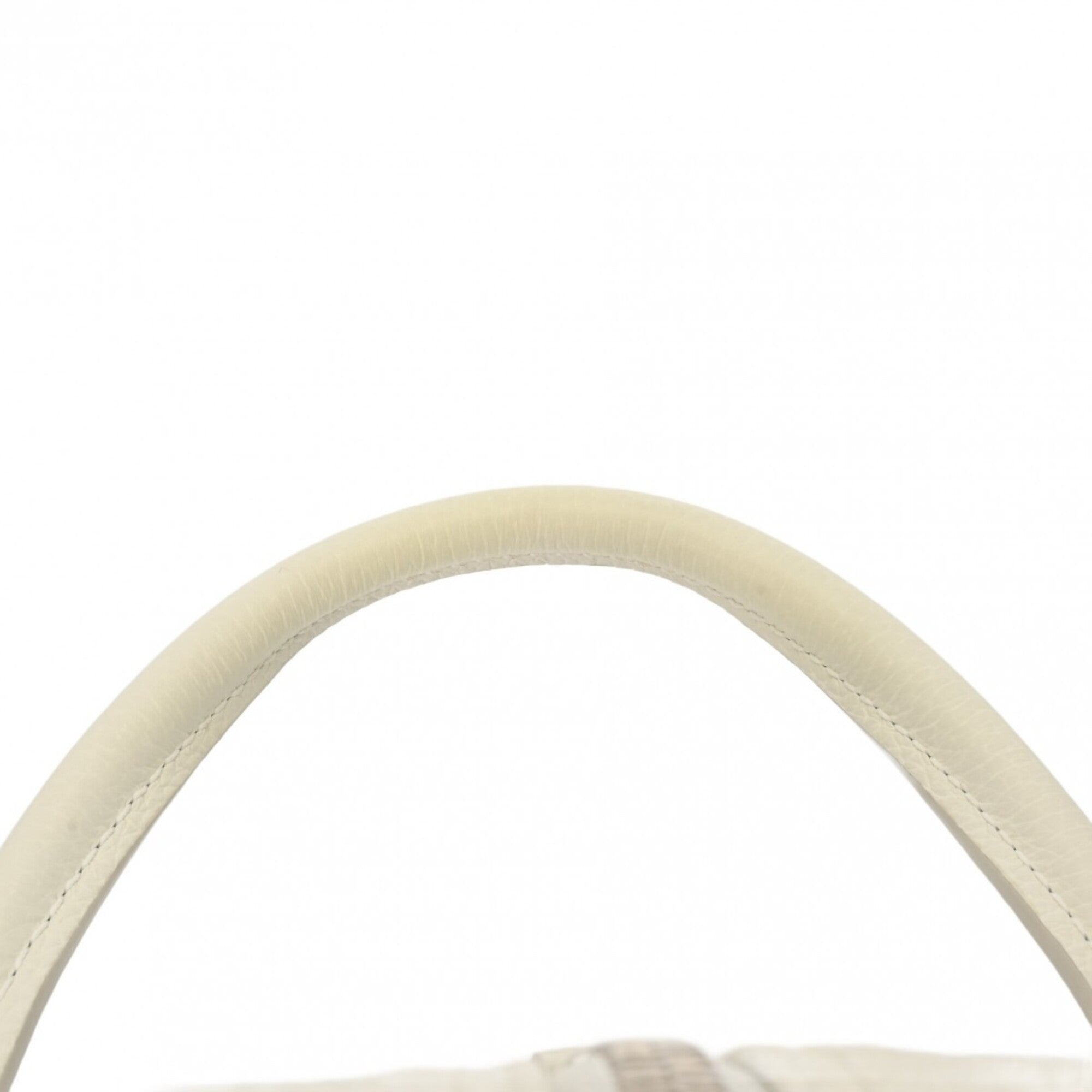Louis Vuitton Monogram White Monogram Leather Handbag (Pre-Owned)