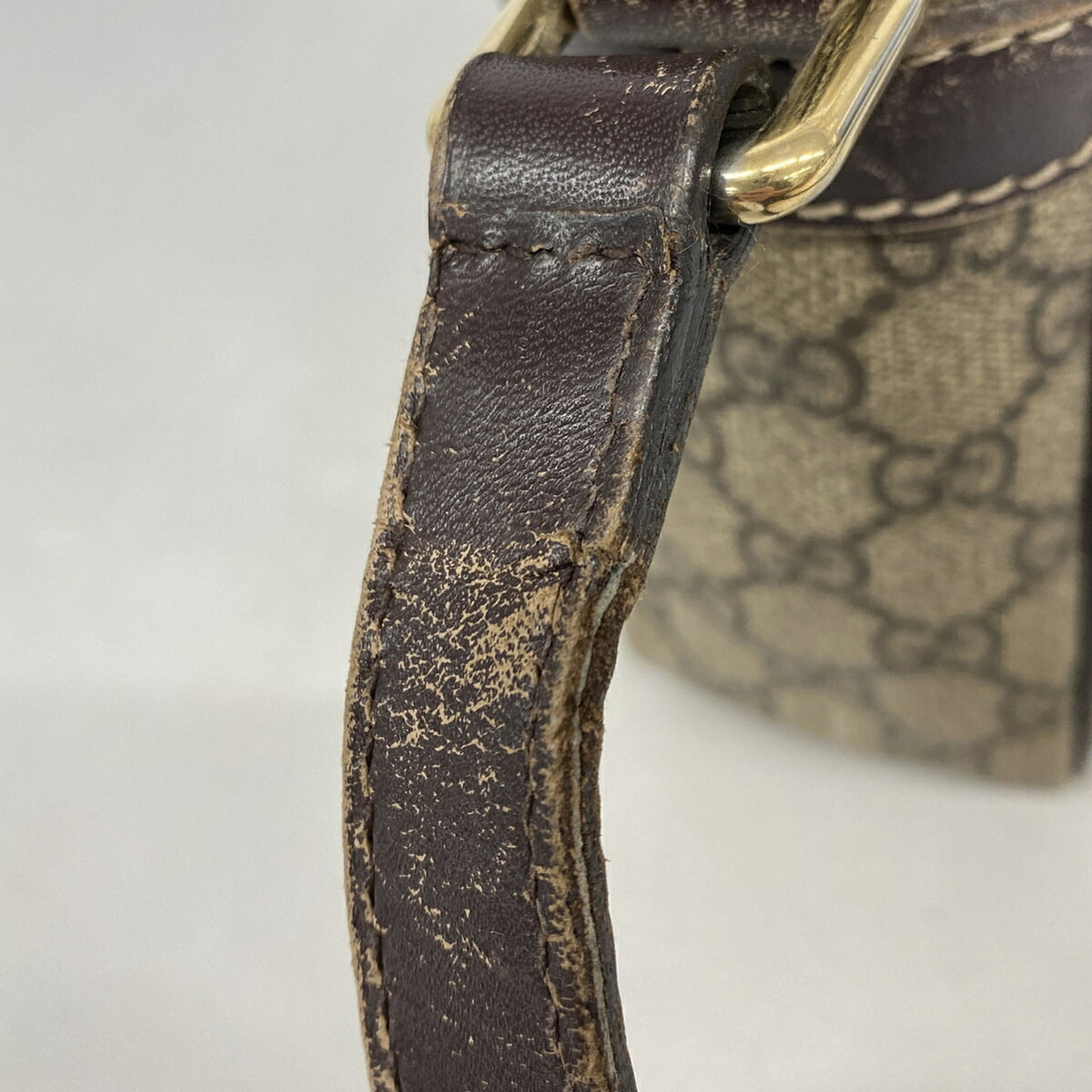 Gucci Brown Pvc Shoulder Bag (Pre-Owned)