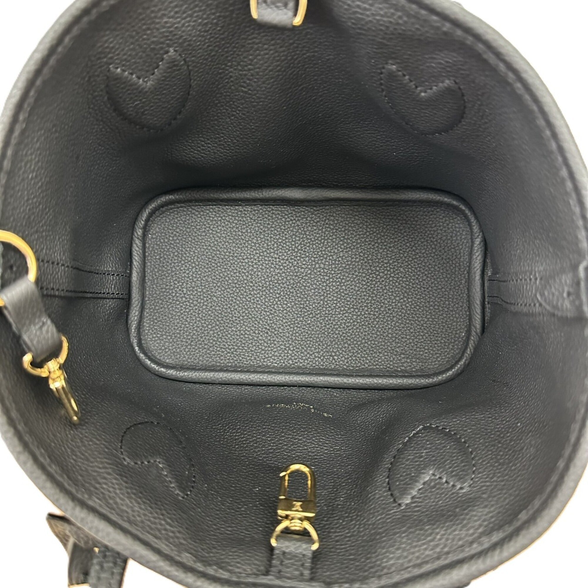 Louis Vuitton Monogram Brown Leather Tote Bag (Pre-Owned)