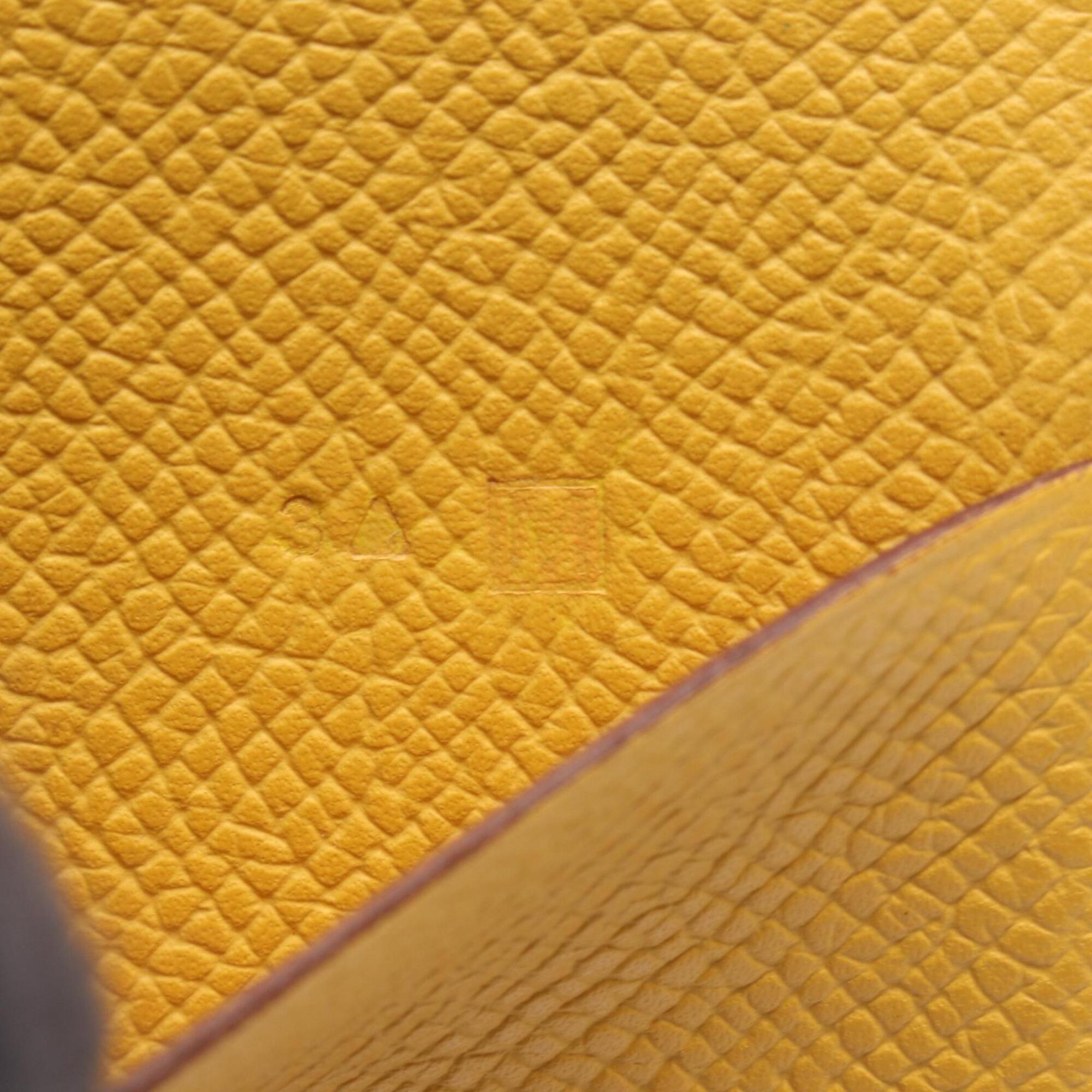 Hermes Sun Yellow Epsom Leather Long Wallet (Bi-Fold) (Pre-Owned)