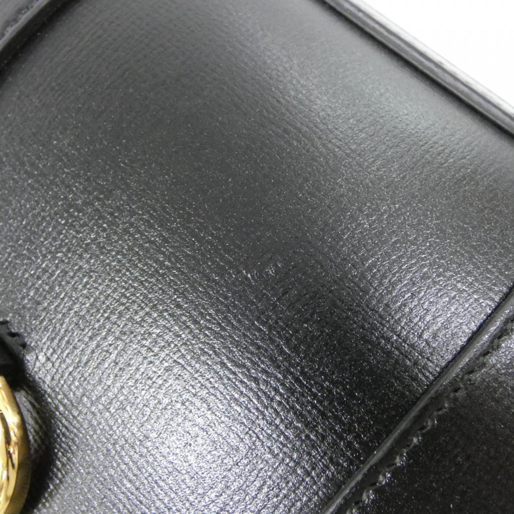 Gucci Black Leather Shoulder Bag (Pre-Owned)