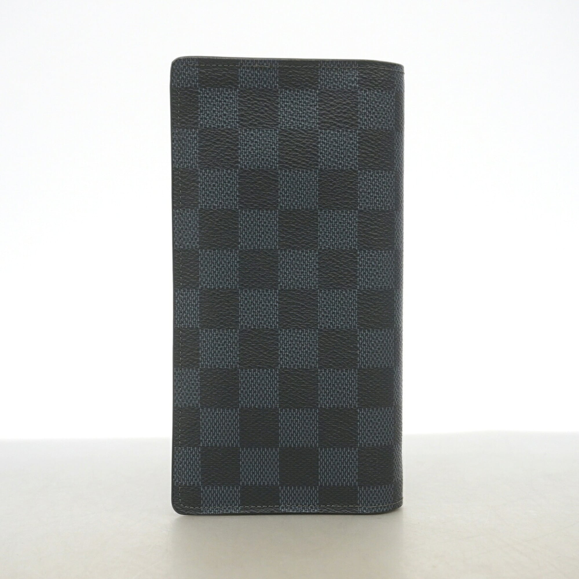 Louis Vuitton Black Navy Long Wallet (Bi-Fold) (Pre-Owned)