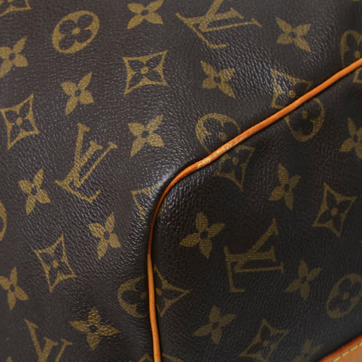 Louis Vuitton Monogram Brown Pvc Leather Boston Bag Shoulder Bag (Pre-Owned)