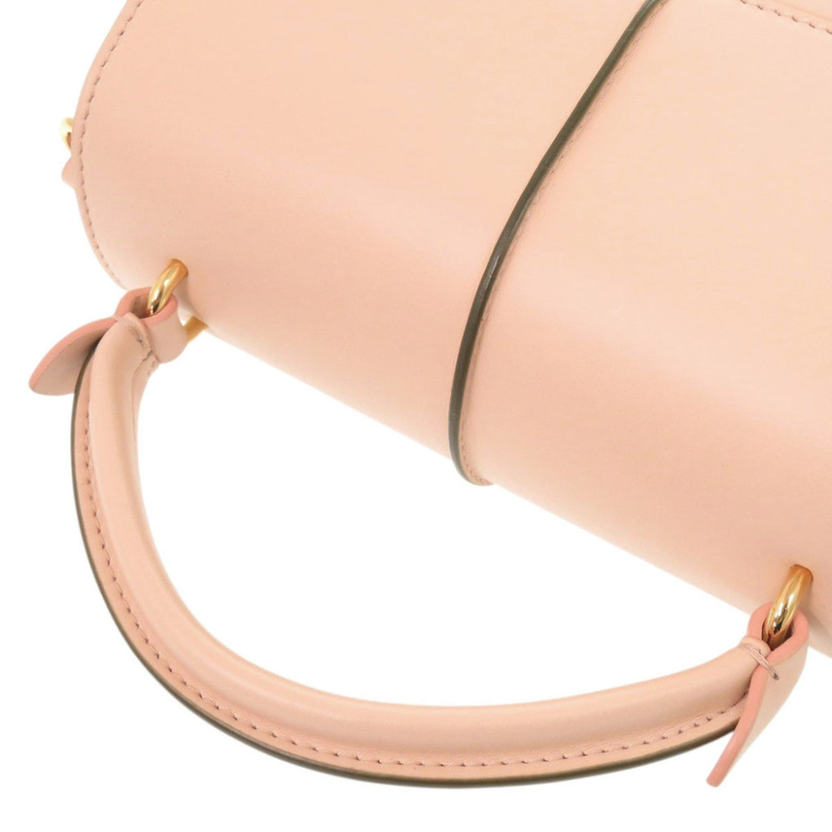 Marni Pink Leather Handbag Shoulder Bag (Pre-Owned)