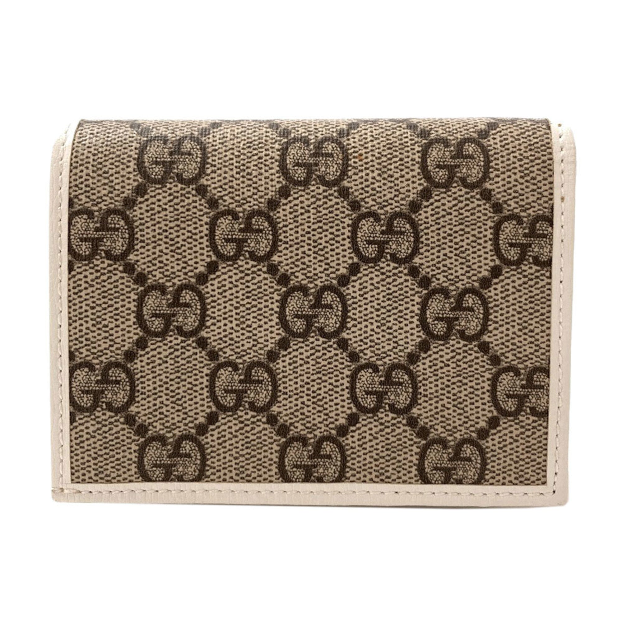 Gucci Brown Pvc Wallet (Bi-Fold) (Pre-Owned)