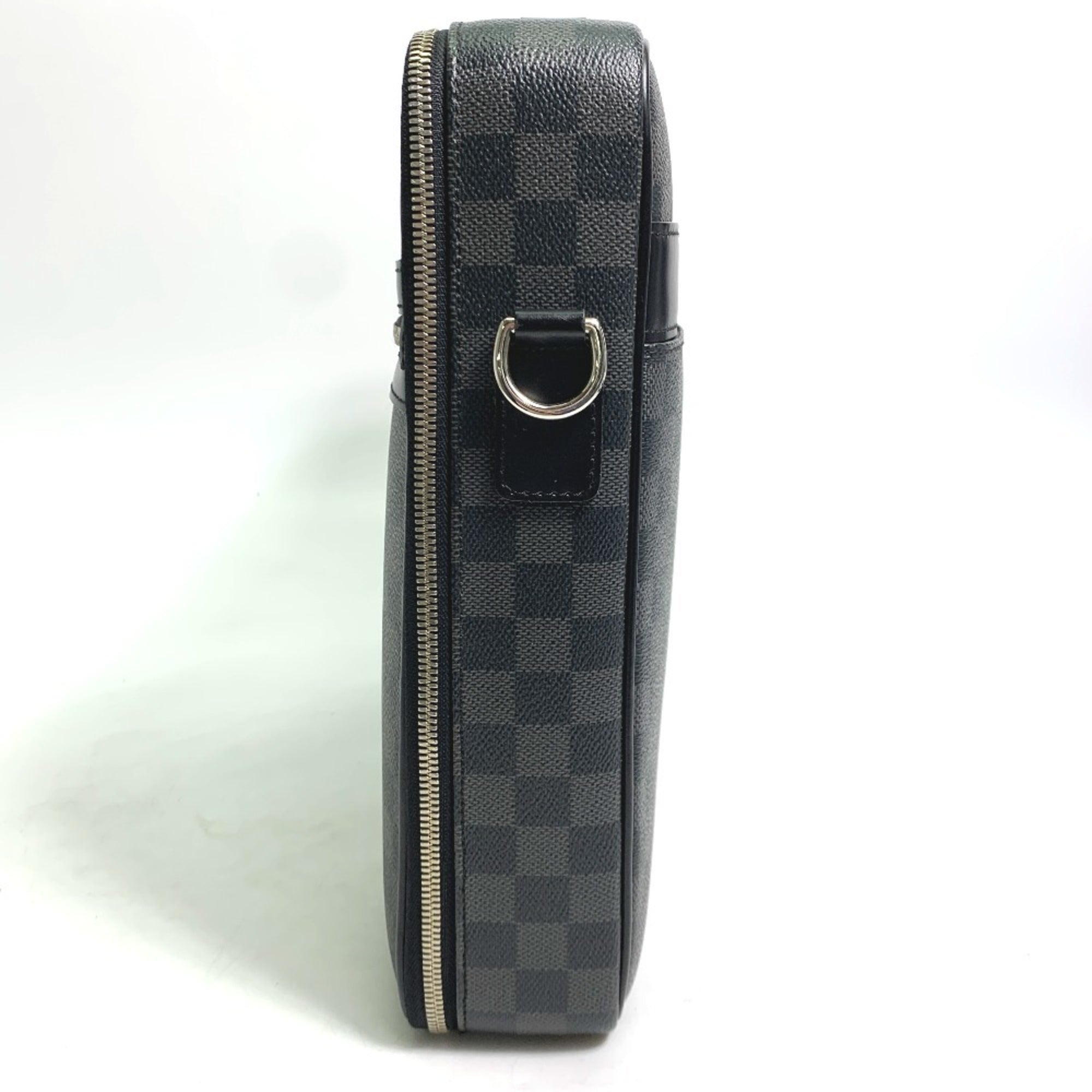 Louis Vuitton Damier Graphite Black Damier Graphite Shoulder Bag (Pre-Owned)