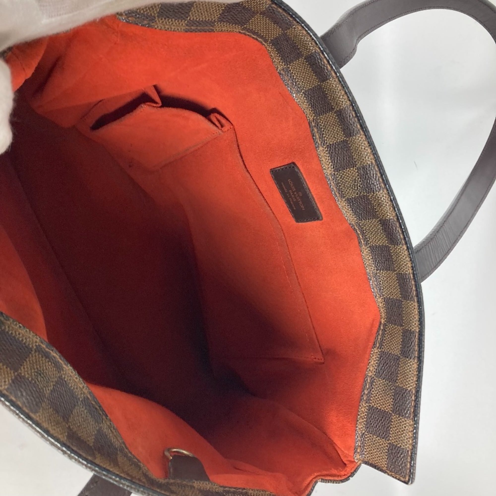 Louis Vuitton Brown Damier Canvas Shoulder Bag Tote Bag (Pre-Owned)