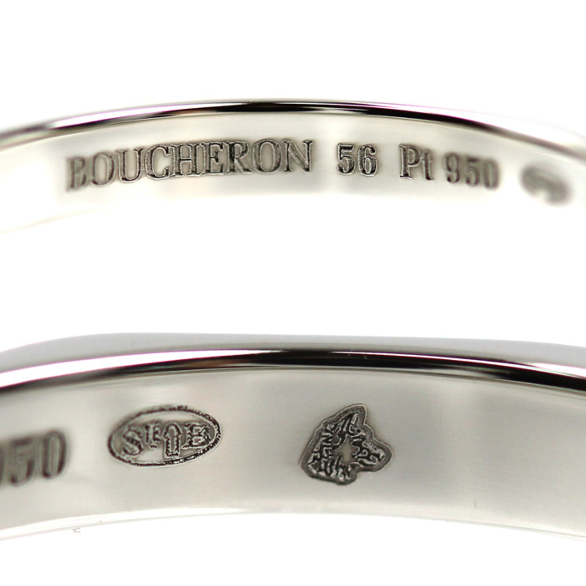 Boucheron Platinum 950 Band Ring (Pre-Owned)