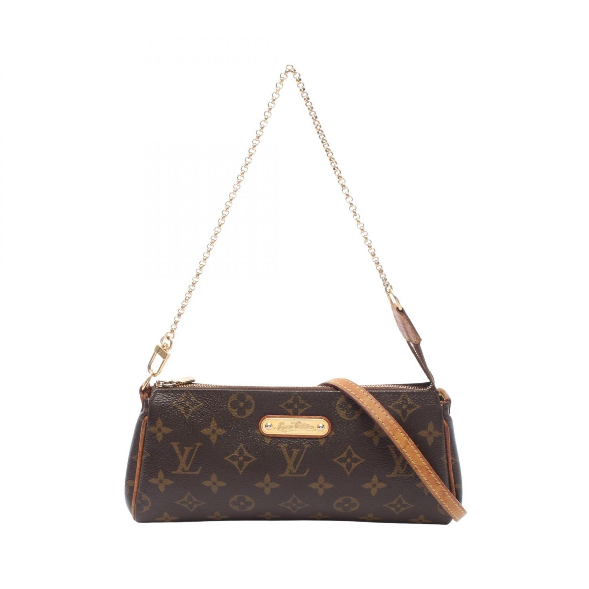 Louis Vuitton Brown Monogram Coated Canvas Leather Handbag Shoulder Bag (Pre-Owned)