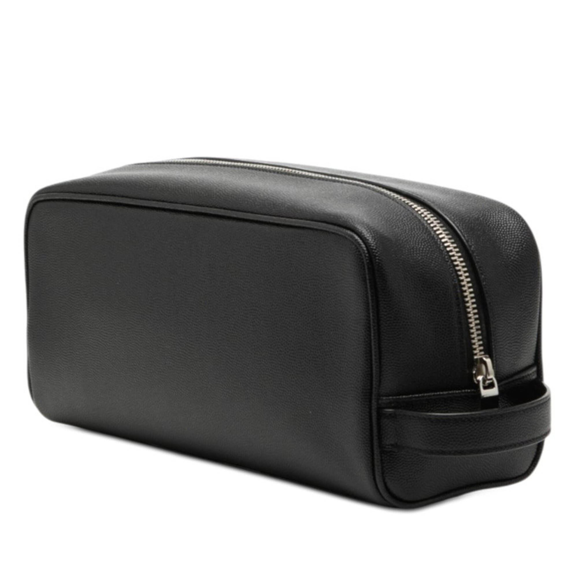 Saint Laurent Black Leather Pouch (Pre-Owned)