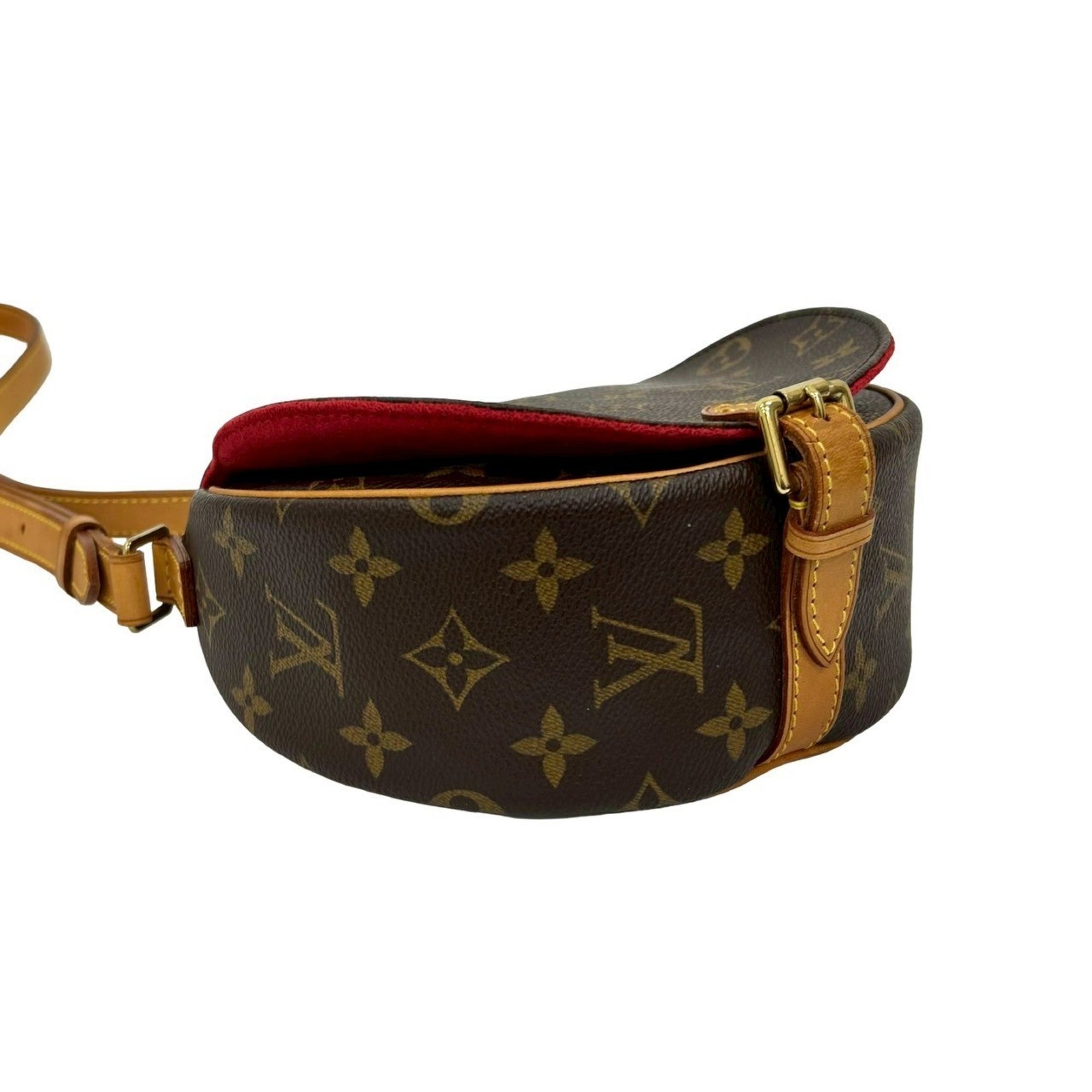 Louis Vuitton Brown Leather Pvc Pochette Shoulder Bag (Pre-Owned)