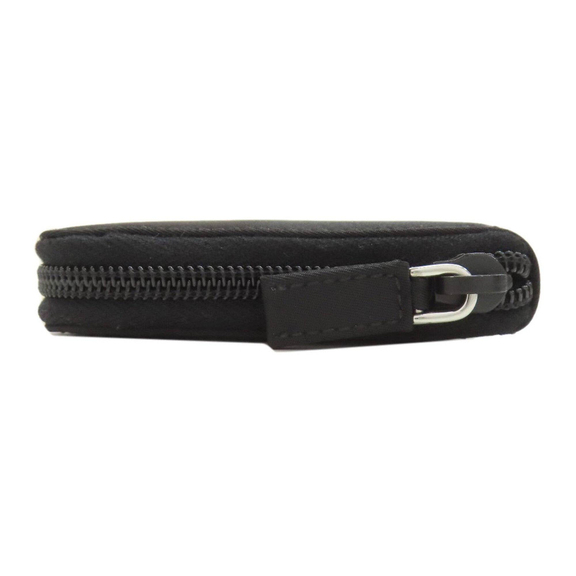 Prada Black Nylon Long Wallet (Bi-Fold) (Pre-Owned)