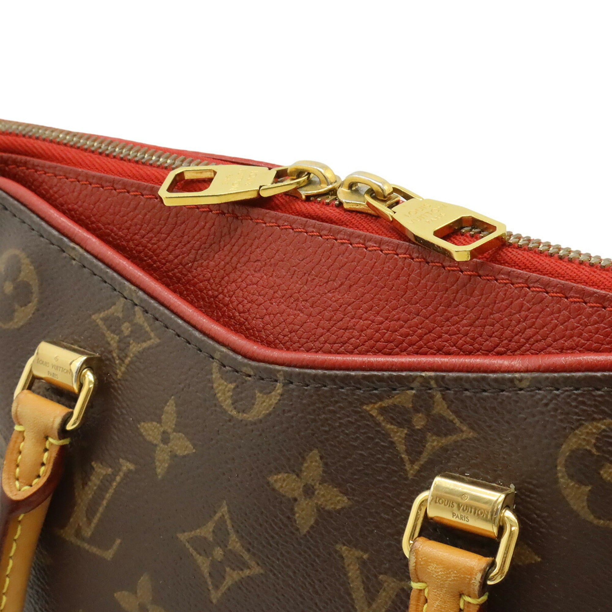 Louis Vuitton Cerise Monogram Canvas Pvc Coated Canvas Leather Handbag Shoulder Bag (Pre-Owned)