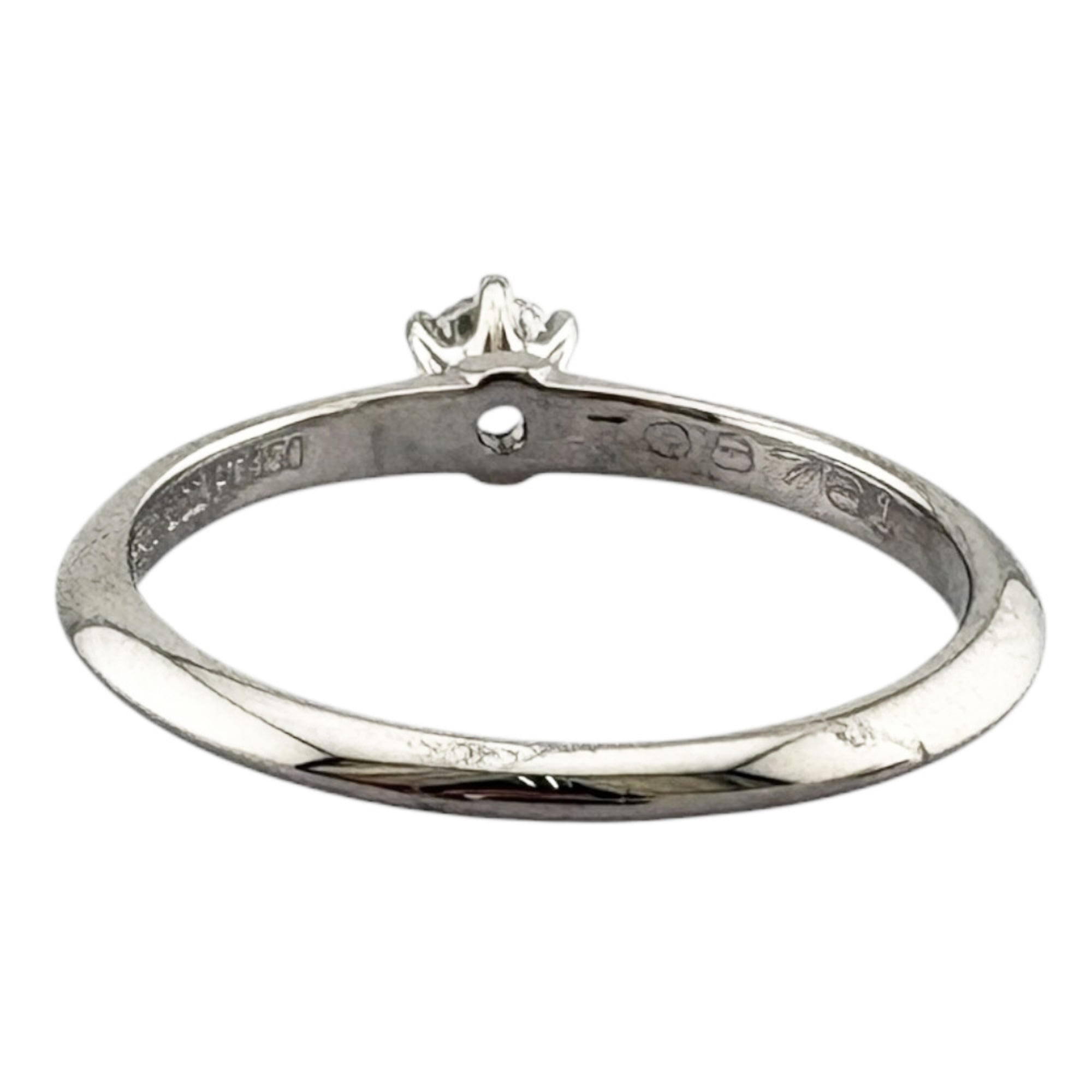 Tiffany Platinum Platinum 950 Band Ring (Pre-Owned)