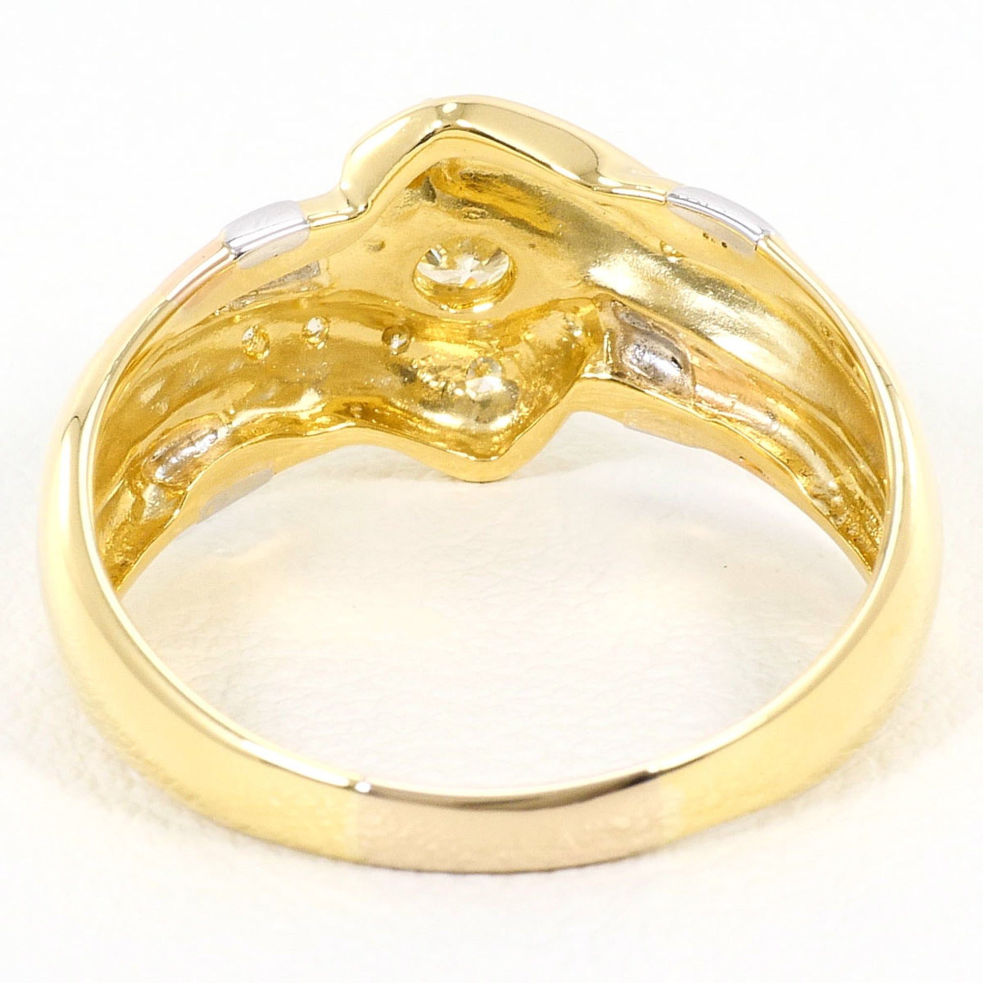Unbranded Pink Gold Platinum Yellow Gold Yellow Gold (18K) Pink Gold (18K) Platinum 900 Band Ring (Pre-Owned)