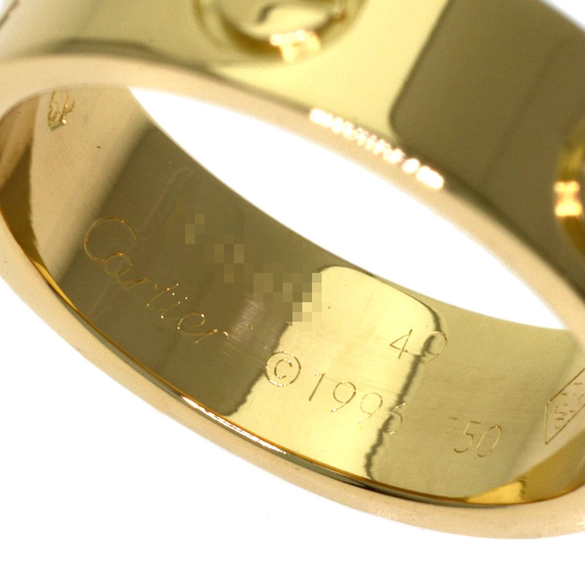 Cartier Yellow Gold (18K) Band Ring (Pre-Owned)