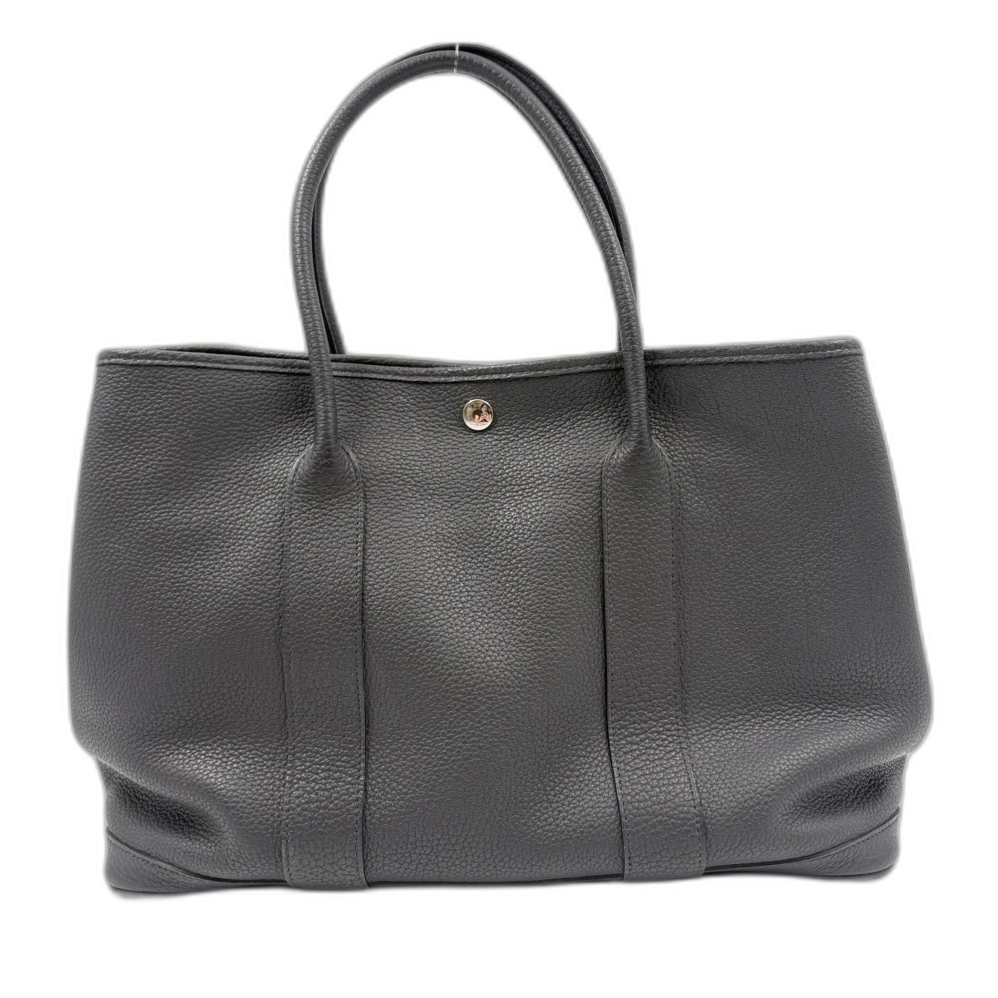 Hermes Garden Gray Handbag (Pre-Owned)
