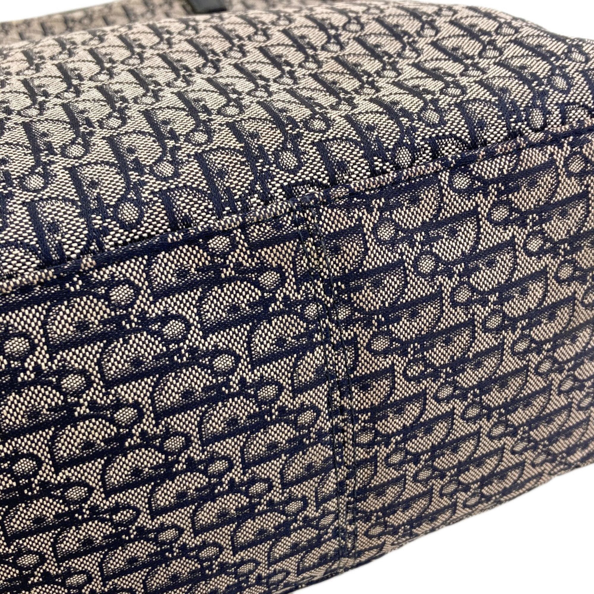 Christian Dior Navy Canvas Tote Bag (Pre-Owned)