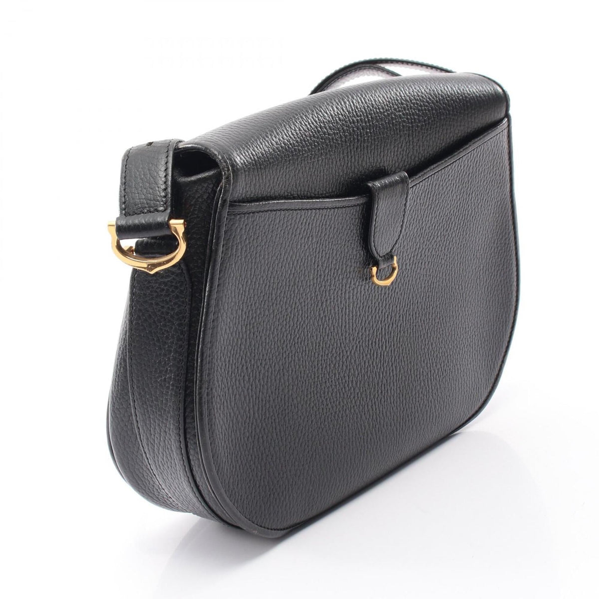 Cartier Black Leather Handbag Shoulder Bag (Pre-Owned)