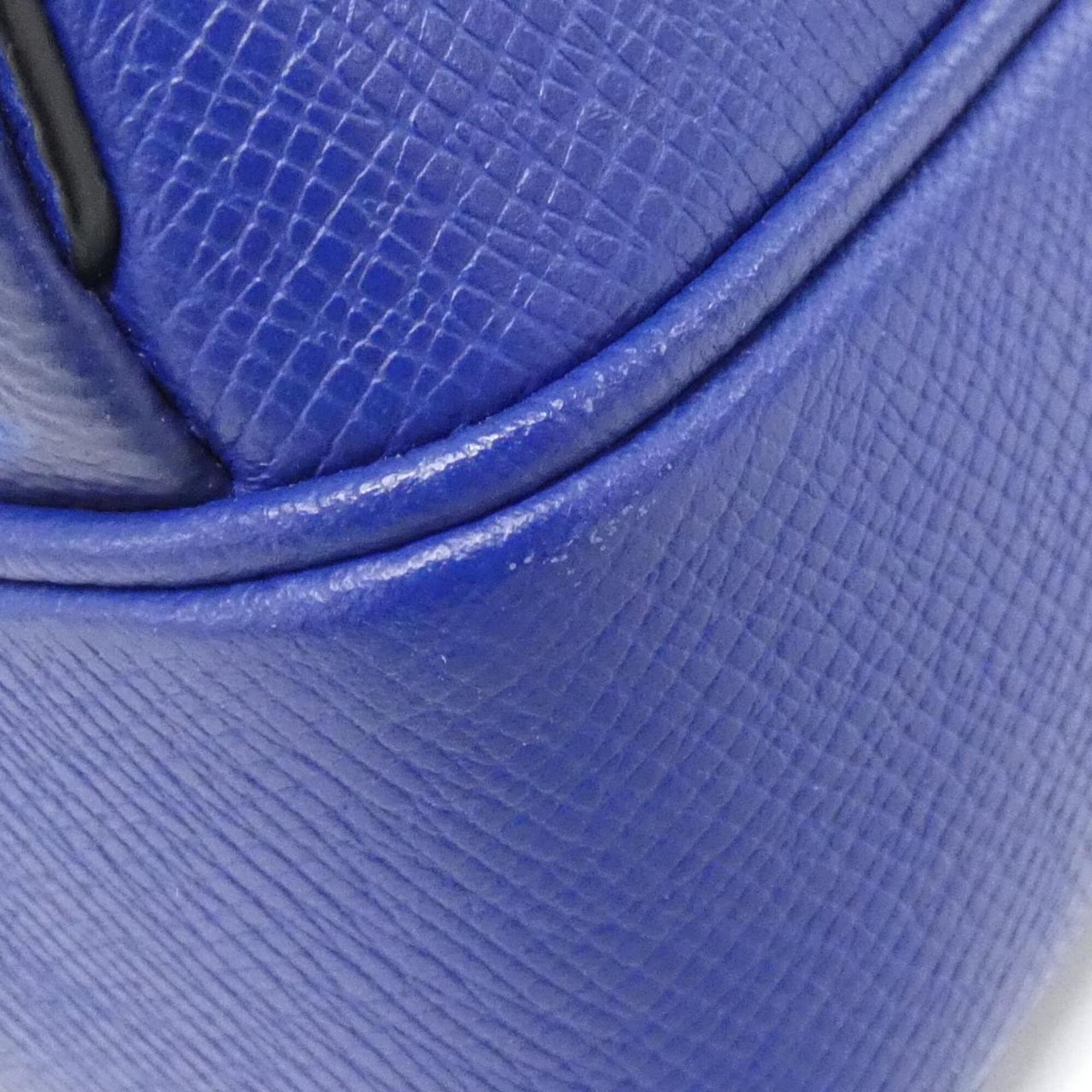 Louis Vuitton Cobalt Coated Canvas Leather Shoulder Bag (Pre-Owned)