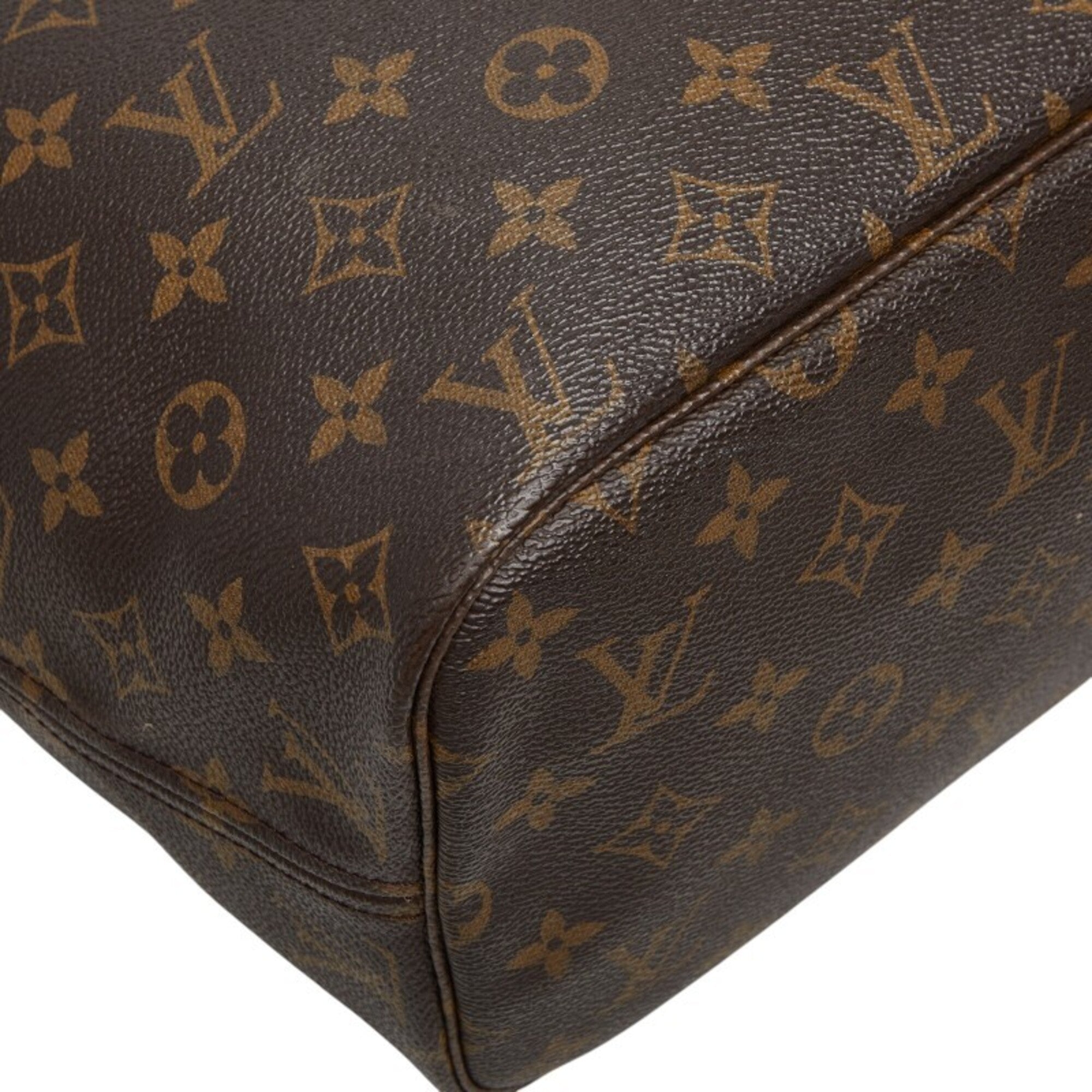 Louis Vuitton Brown Pvc Leather Shoulder Bag Tote Bag (Pre-Owned)