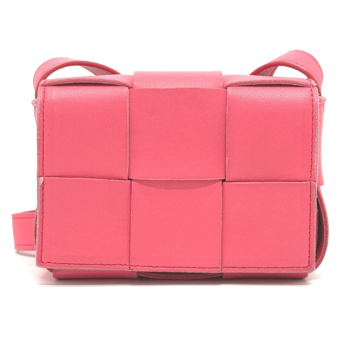 Bottega Veneta Pink Leather Shoulder Bag (Pre-Owned)